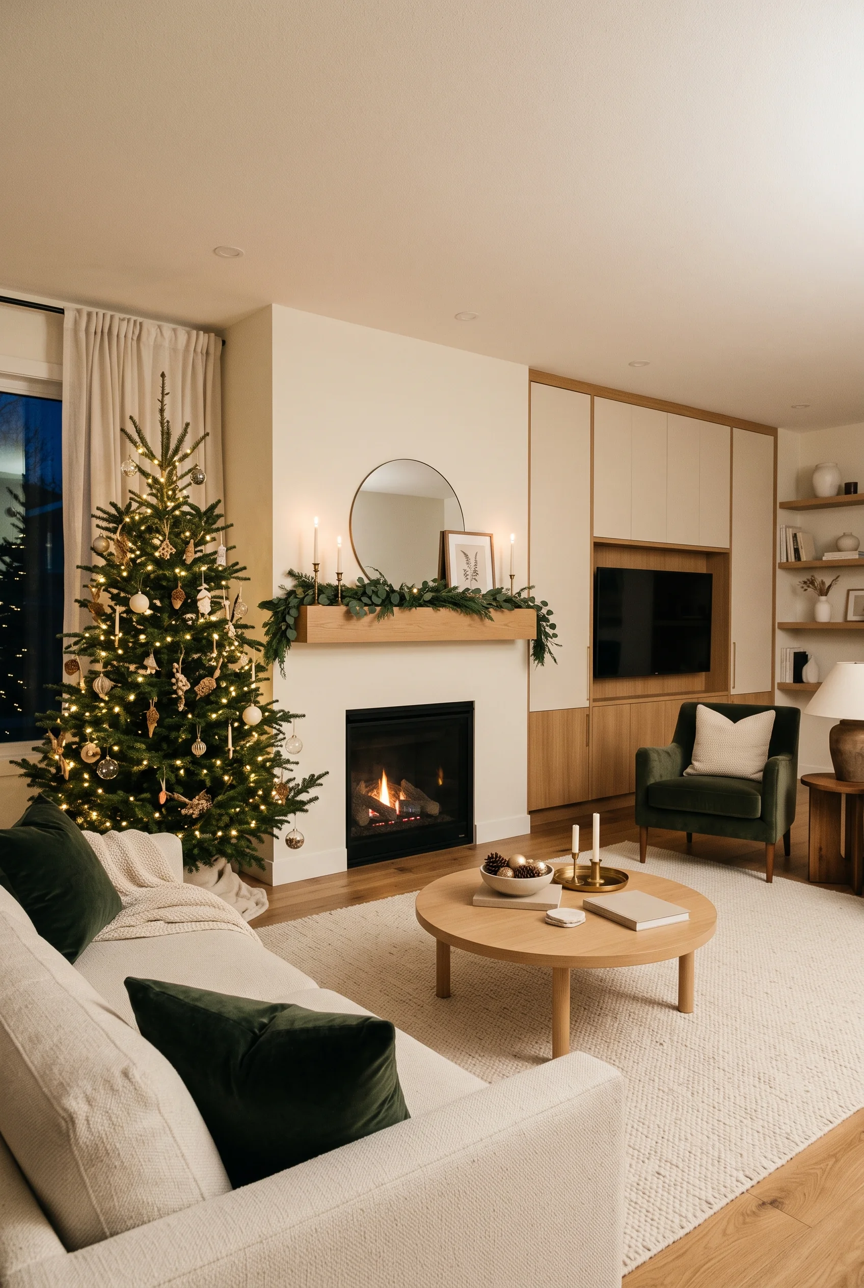 085 28 christmas living room decor