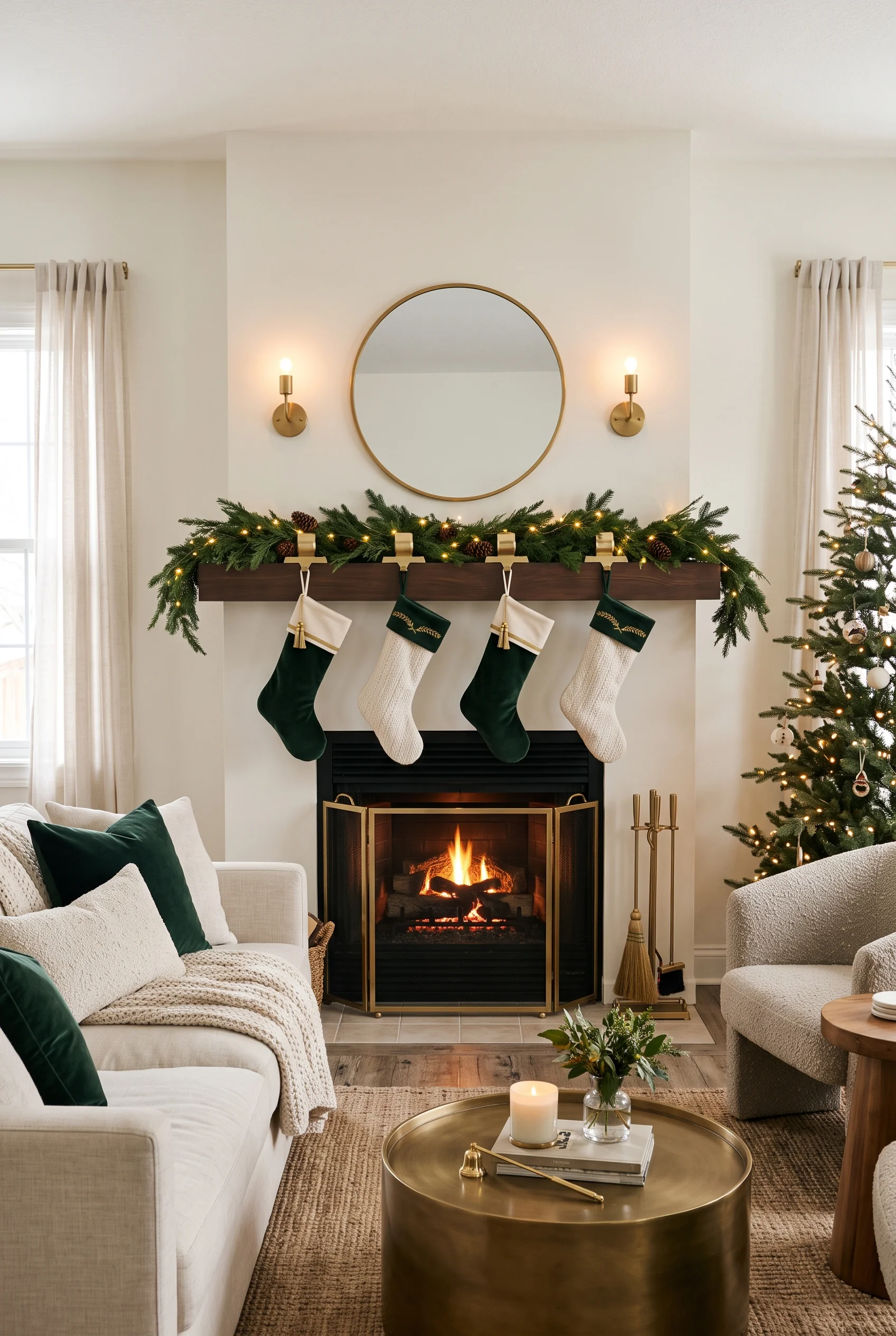 085 8 christmas living room decor