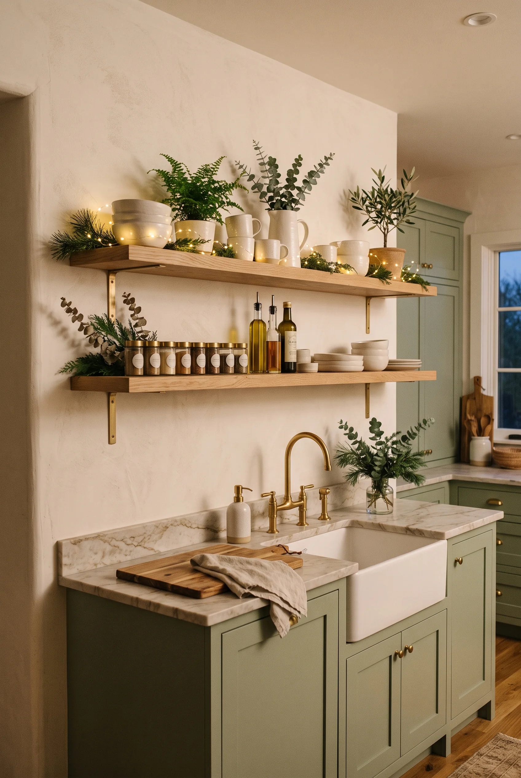 086 16 christmas kitchen decor ideas