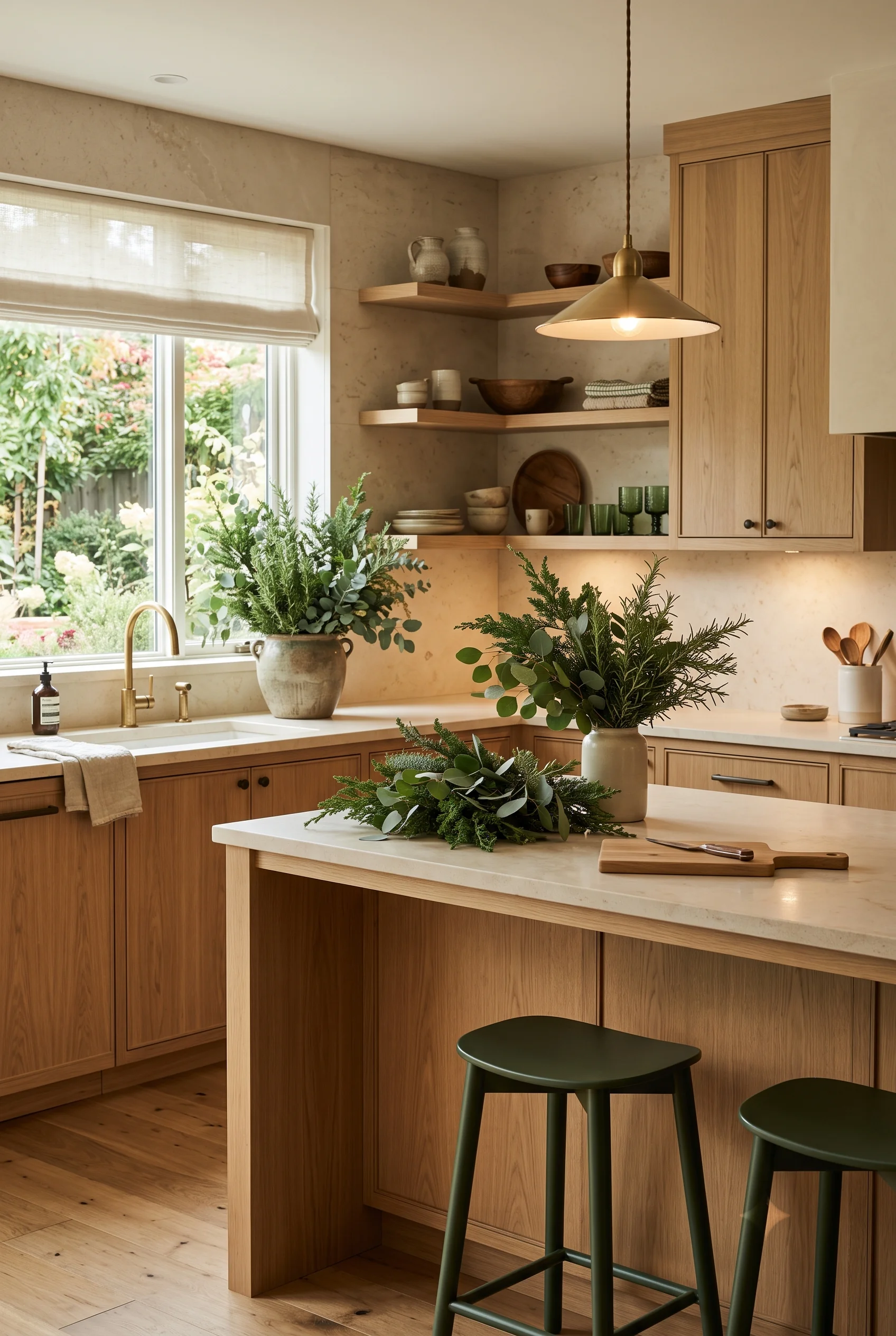 086 25 christmas kitchen decor ideas