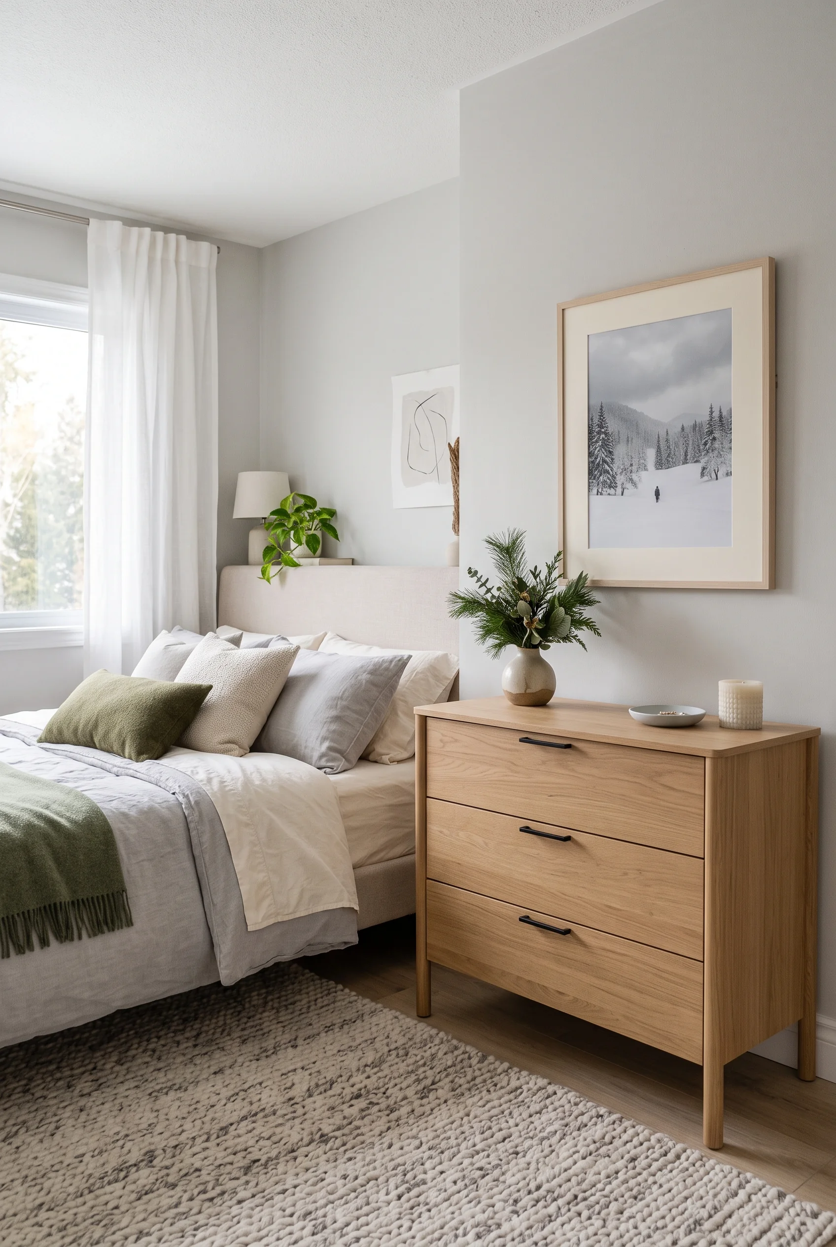 087 16 christmas bedroom decor