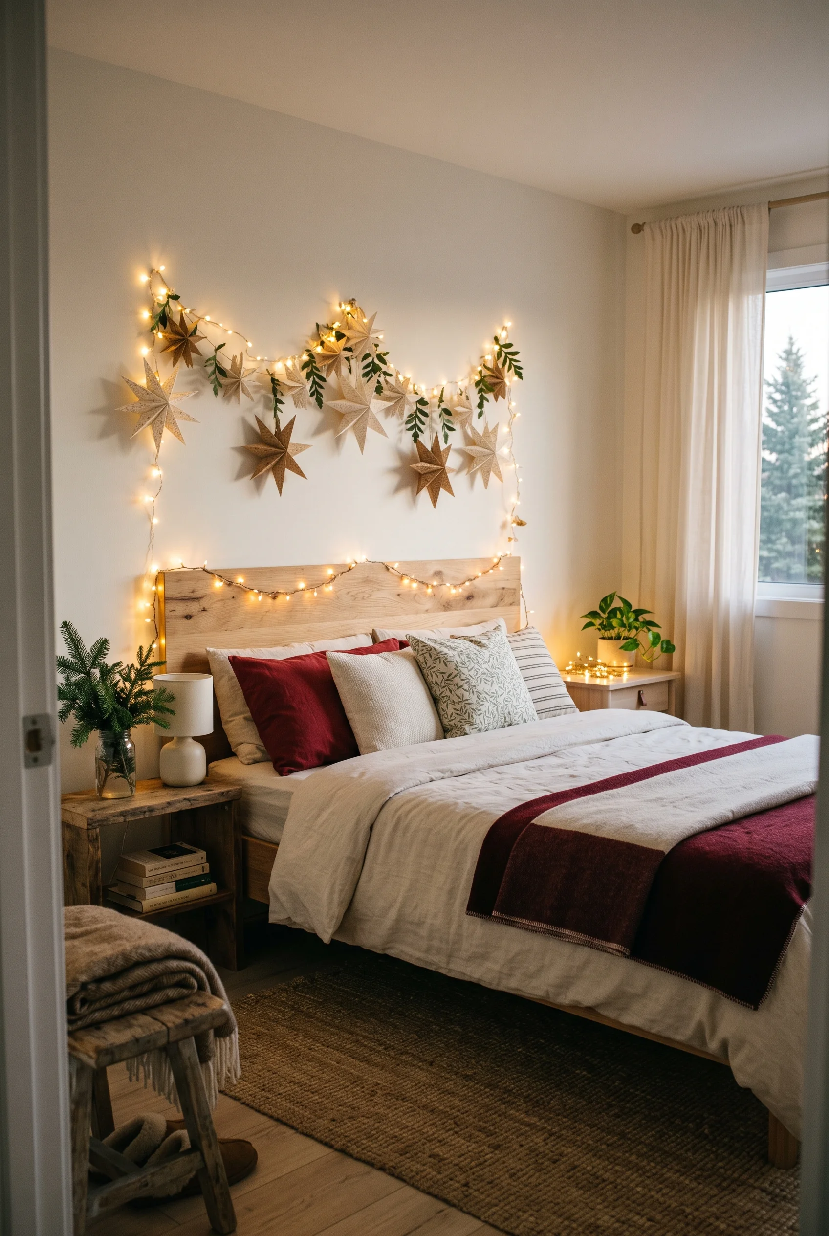087 26 christmas bedroom decor