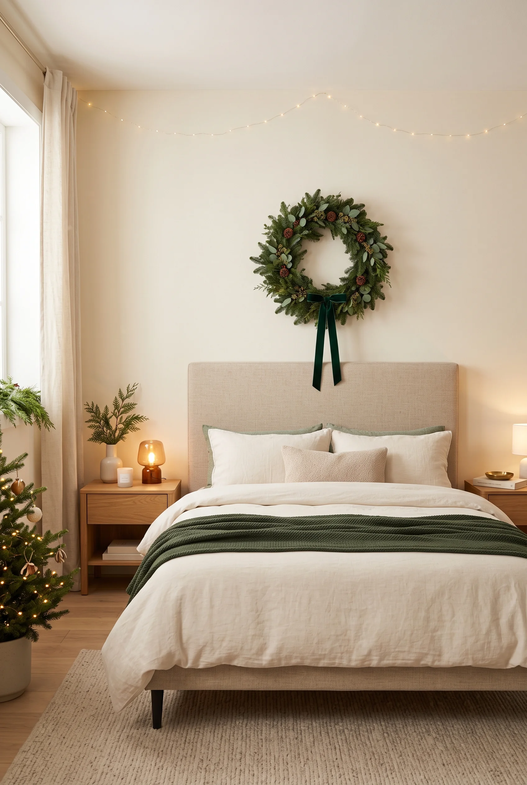 087 4 christmas bedroom decor