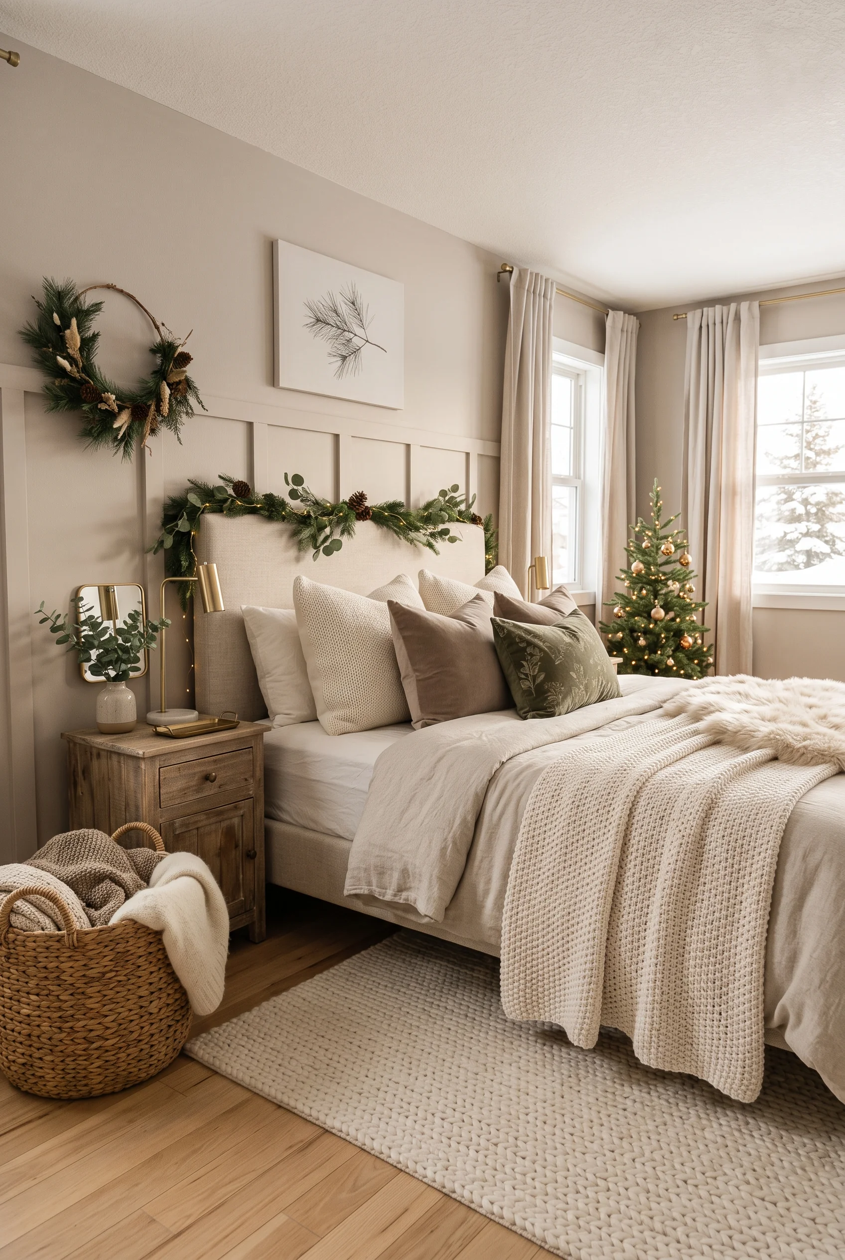 087 5 christmas bedroom decor