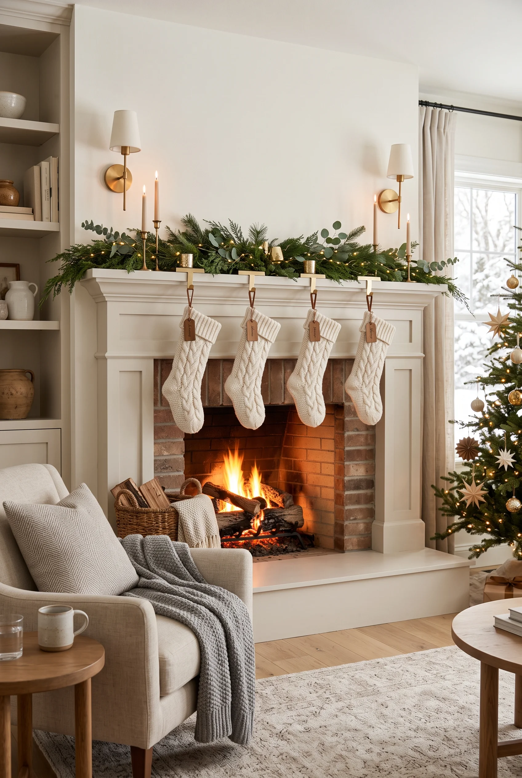 088 10 christmas mantel decor ideas