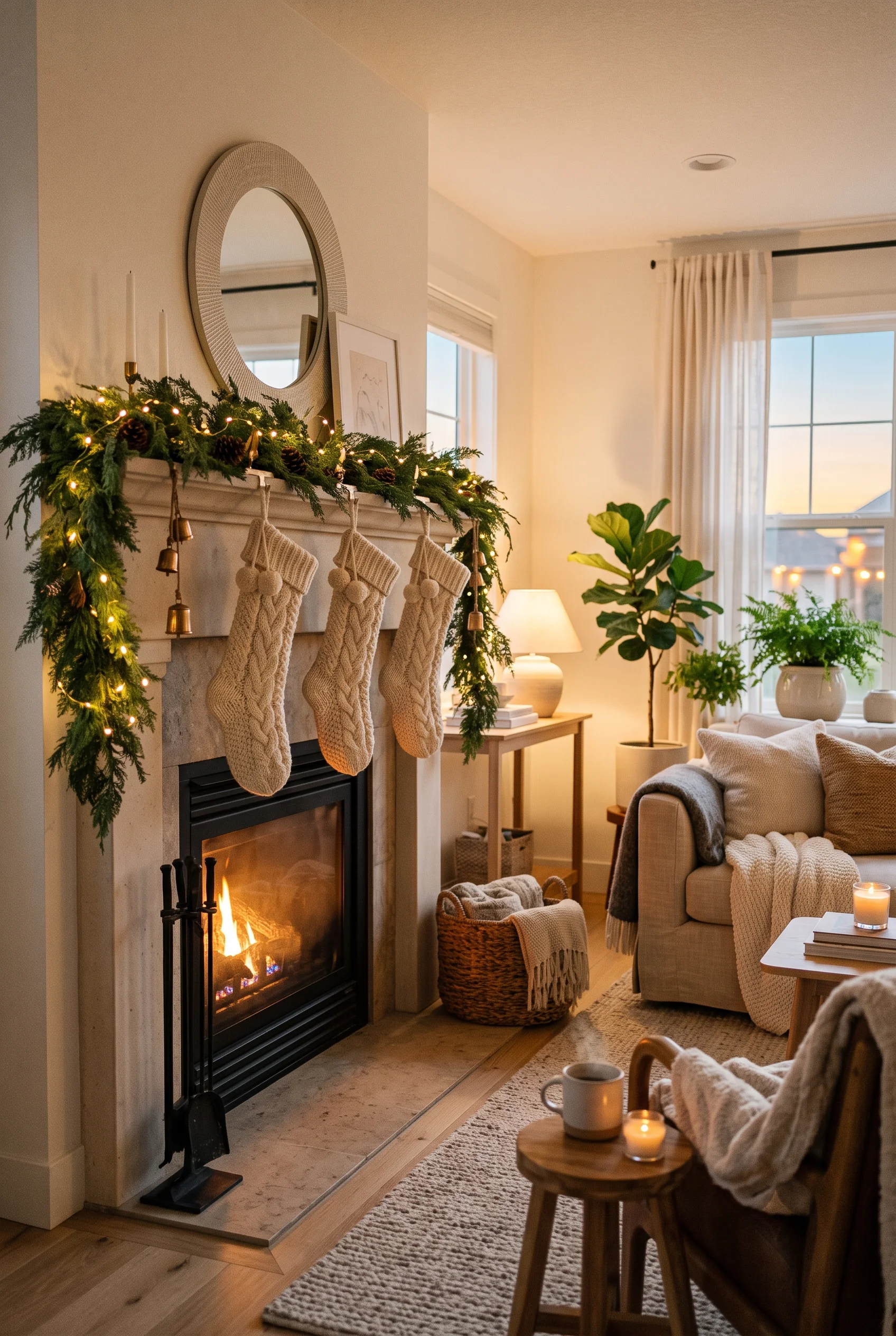 088 12 christmas mantel decor ideas