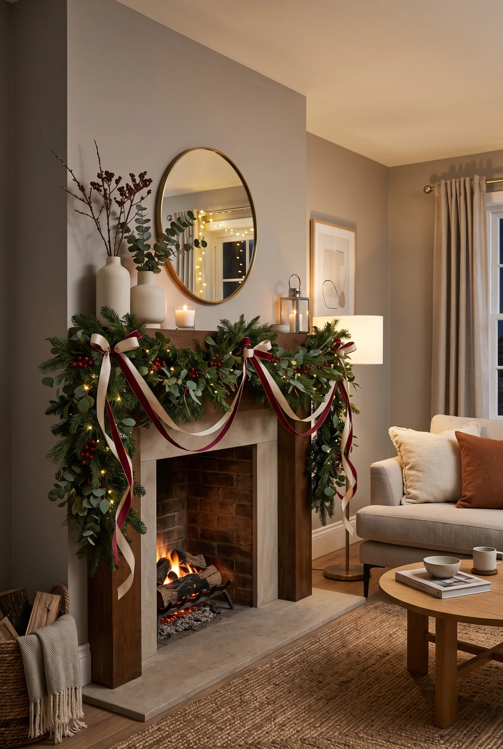 088 14 christmas mantel decor ideas