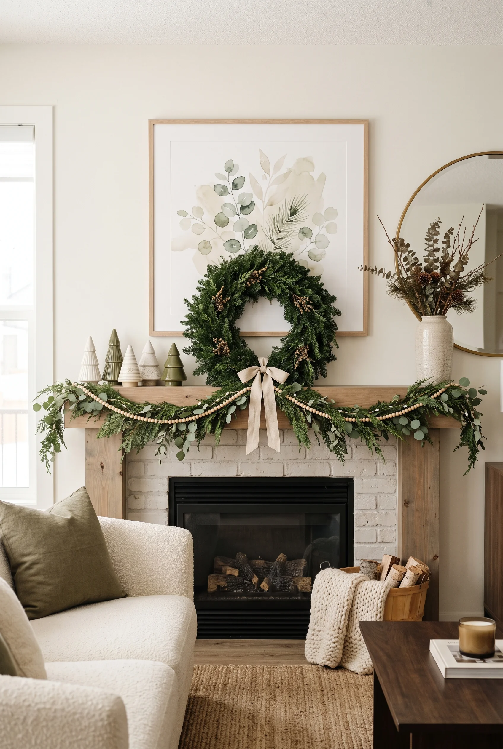 088 15 christmas mantel decor ideas