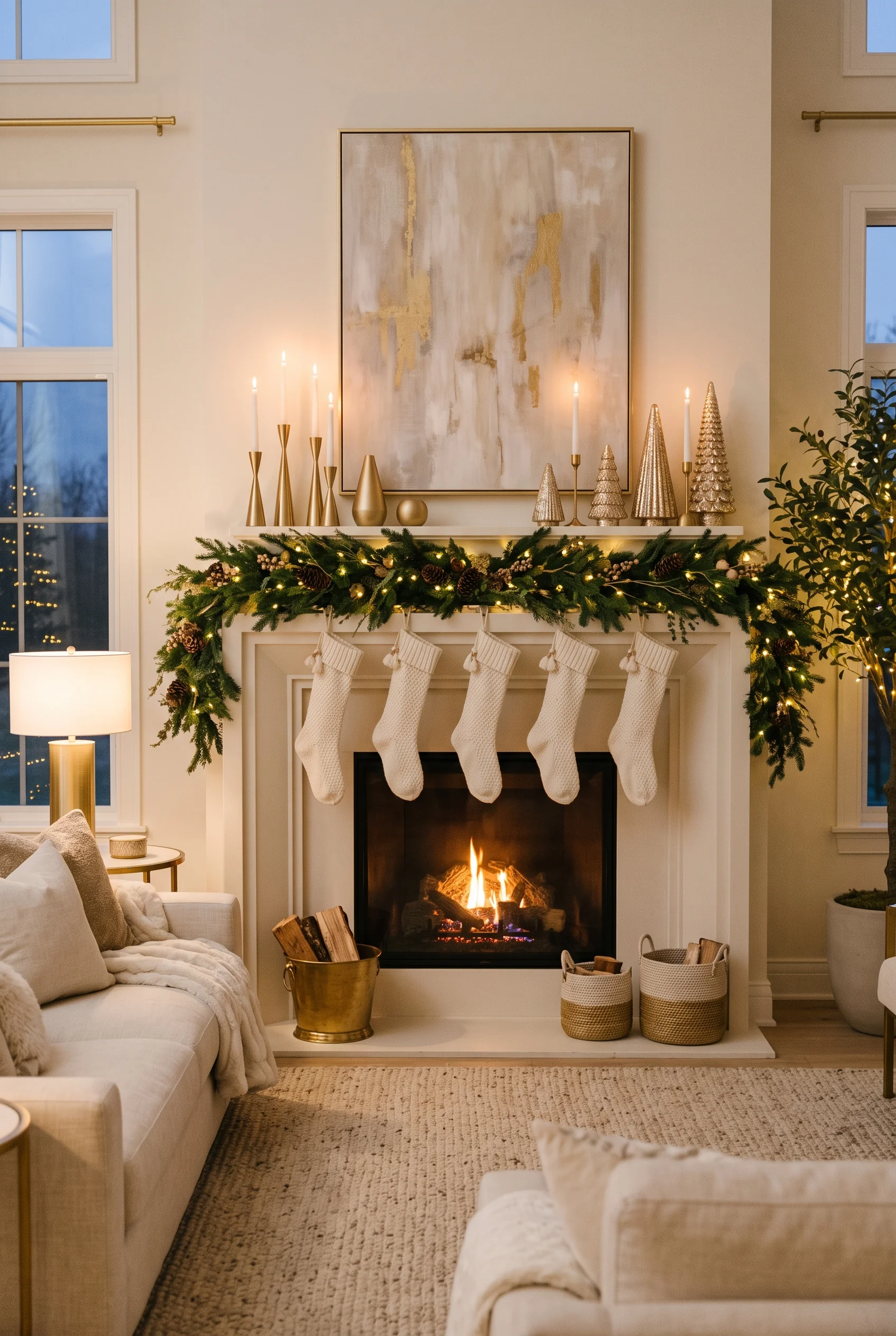 088 5 christmas mantel decor ideas