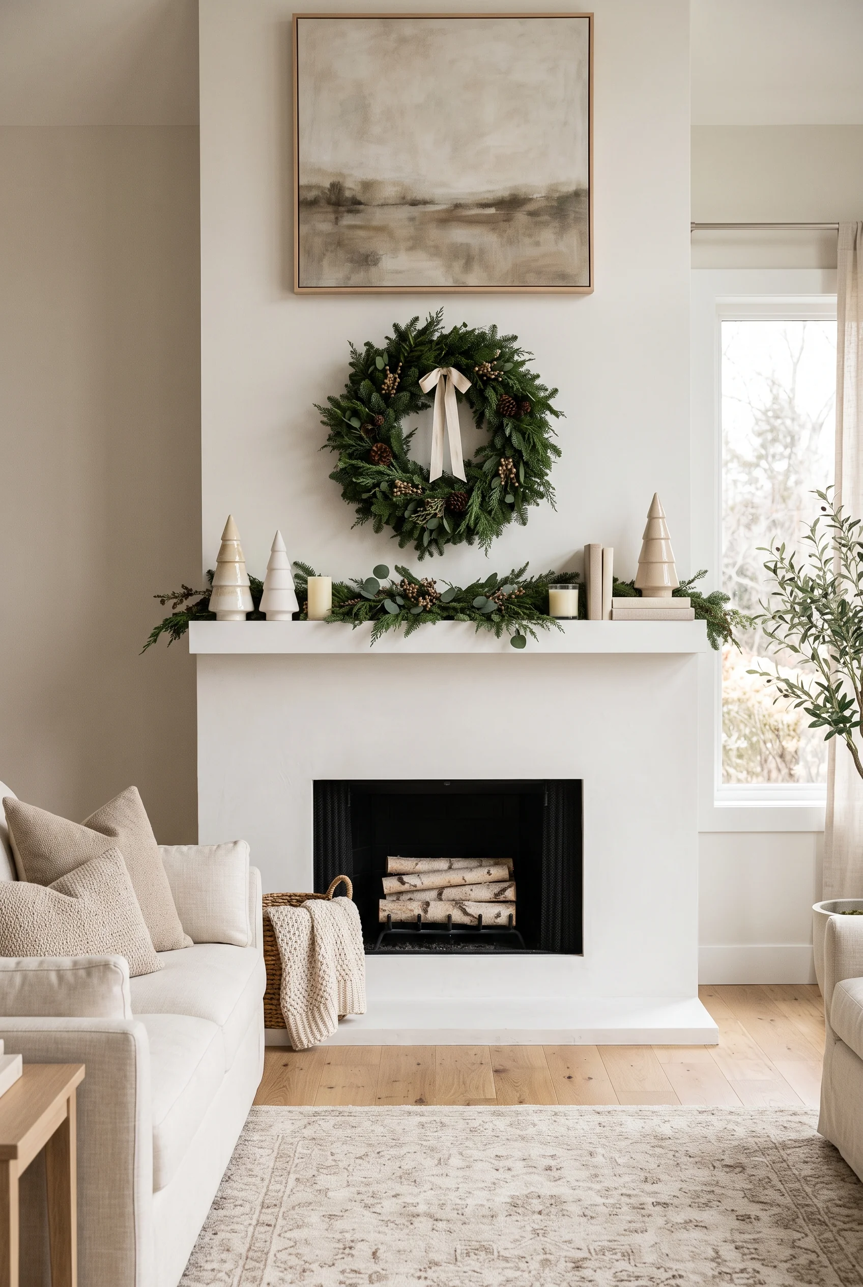 088 6 christmas mantel decor ideas
