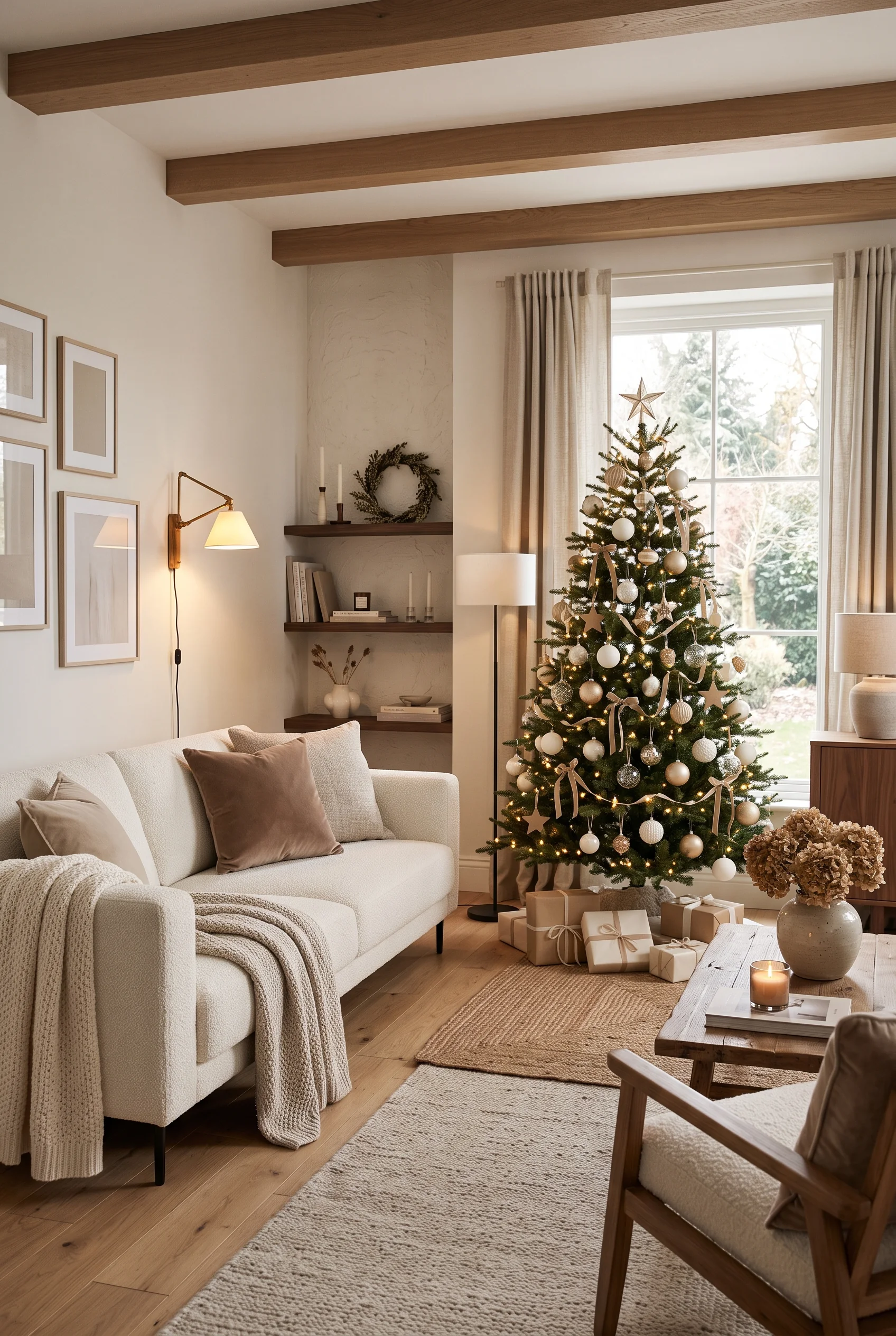 089 1 neutral christmas decor