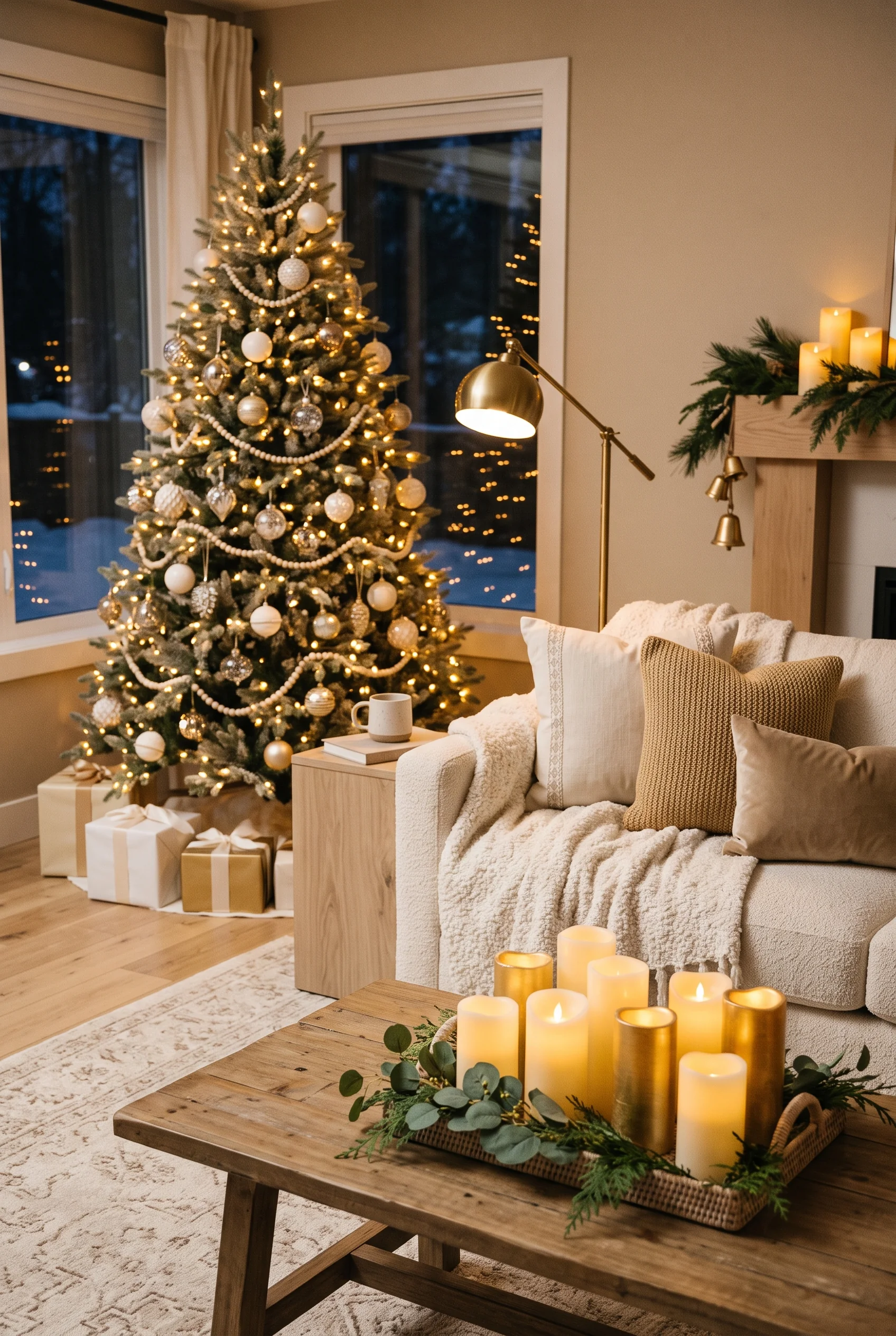 25 Neutral Christmas Decor Ideas for a Calm and Cozy Holiday Home