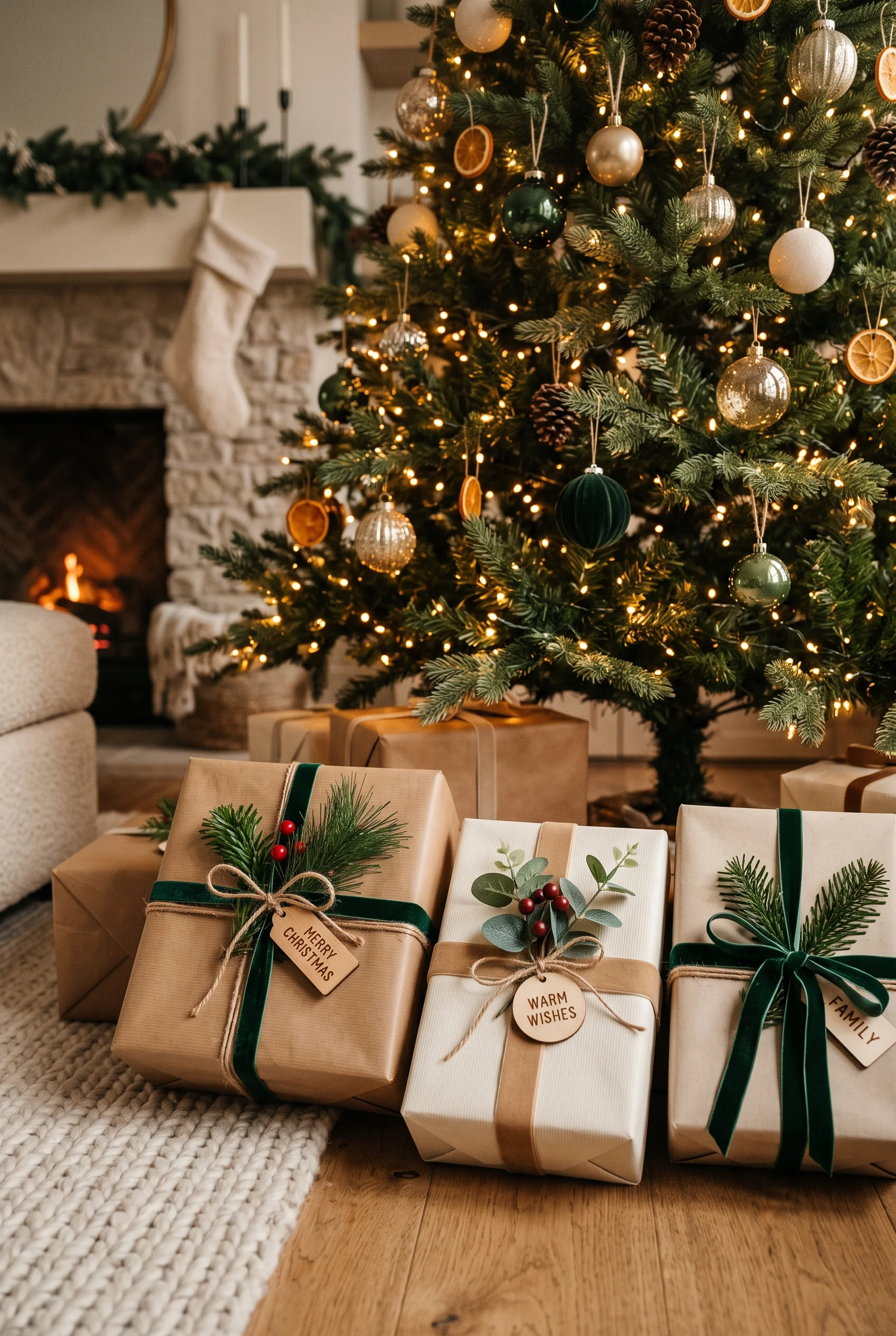 089 19 neutral christmas decor
