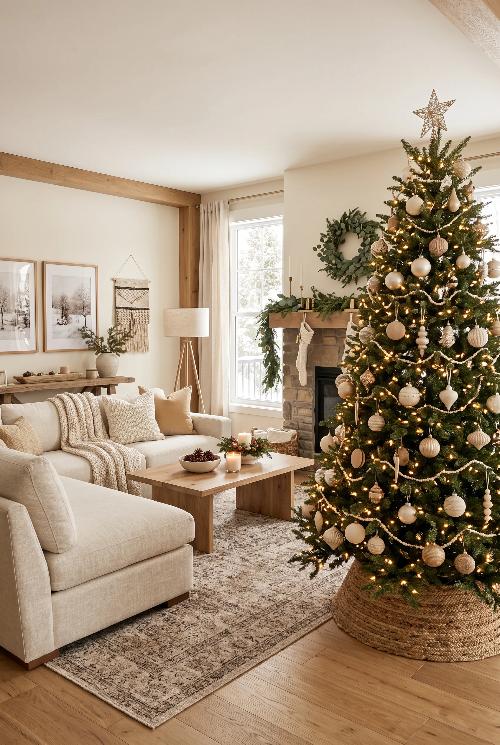 089 2 neutral christmas decor