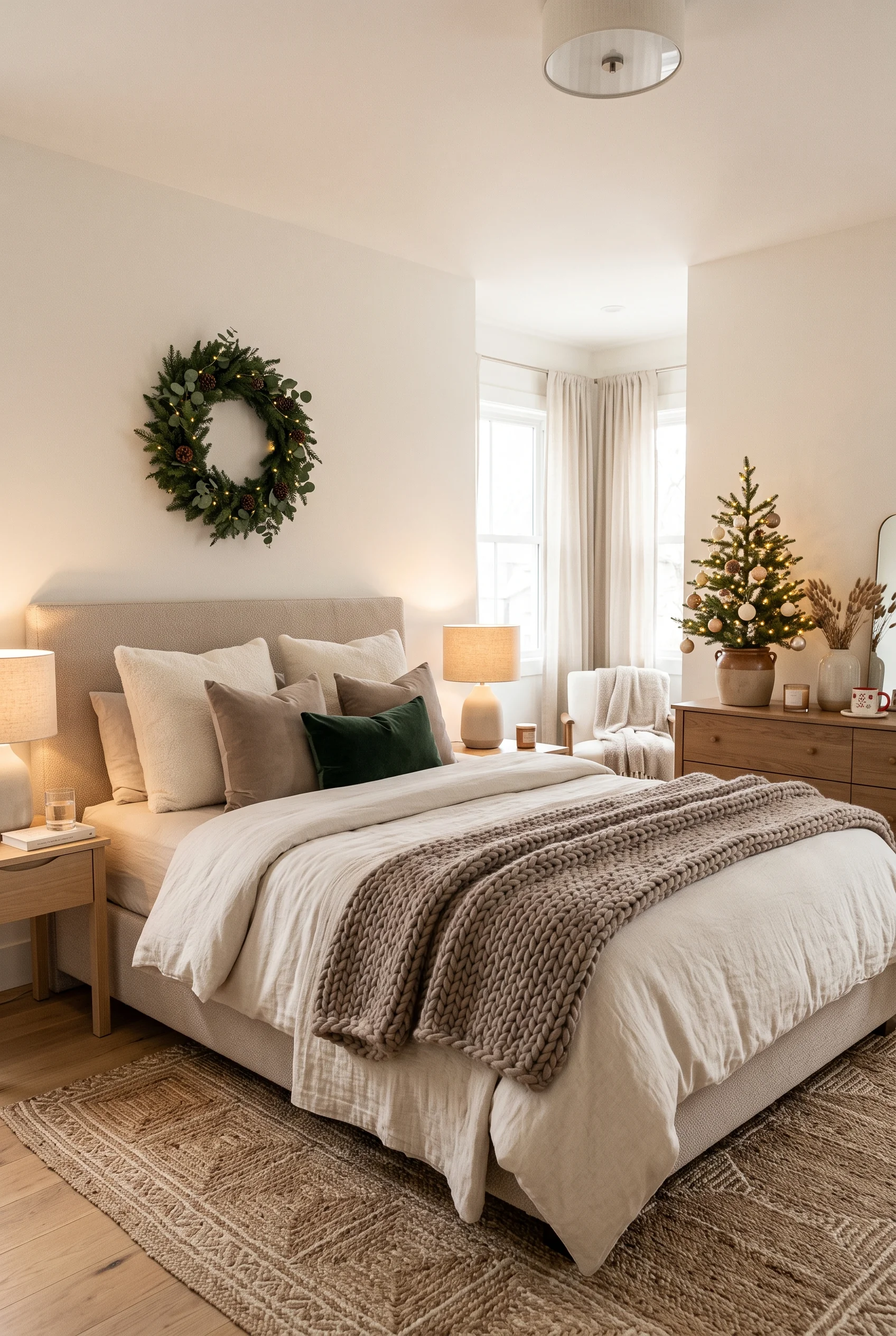 089 23 neutral christmas decor