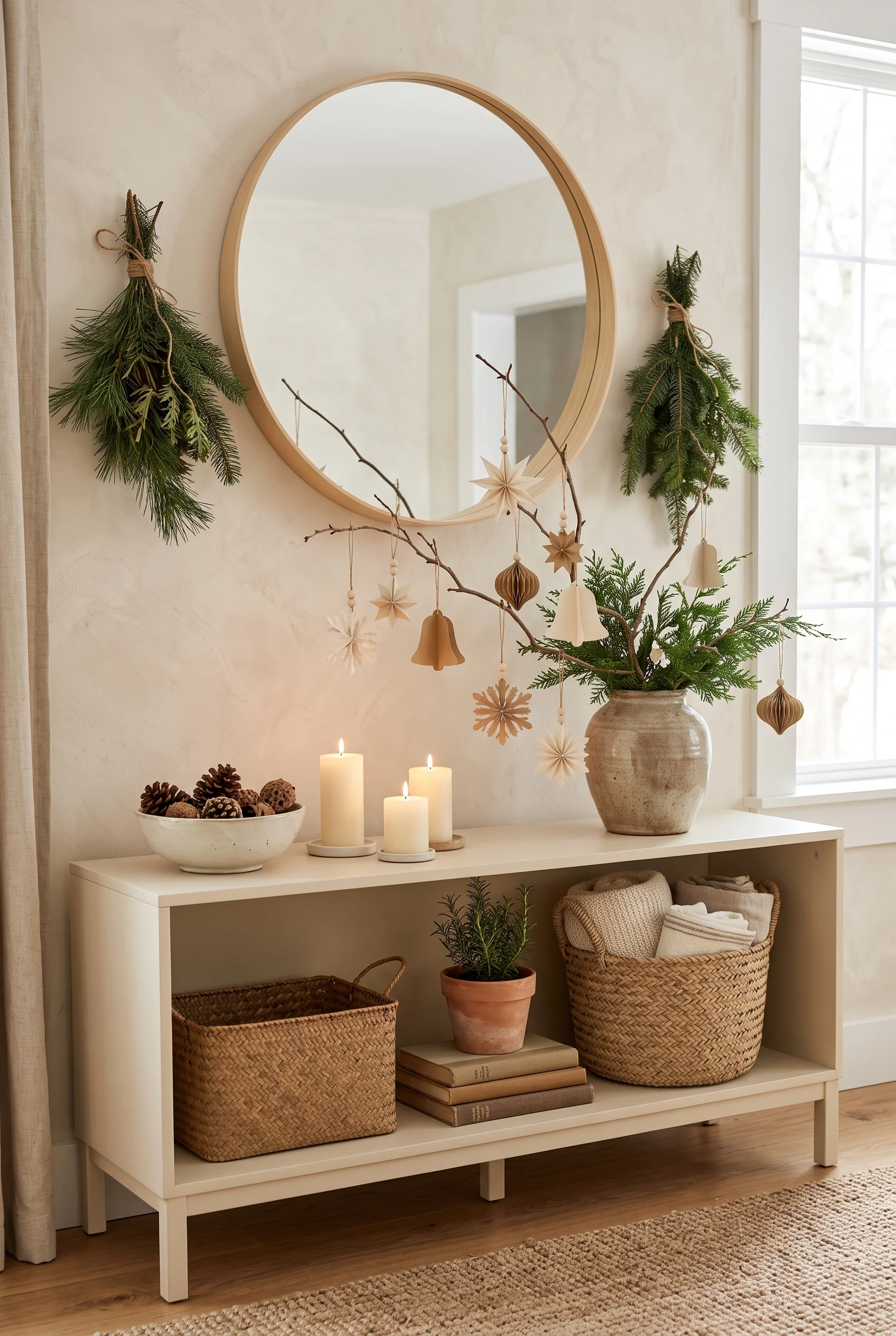 089 24 neutral christmas decor