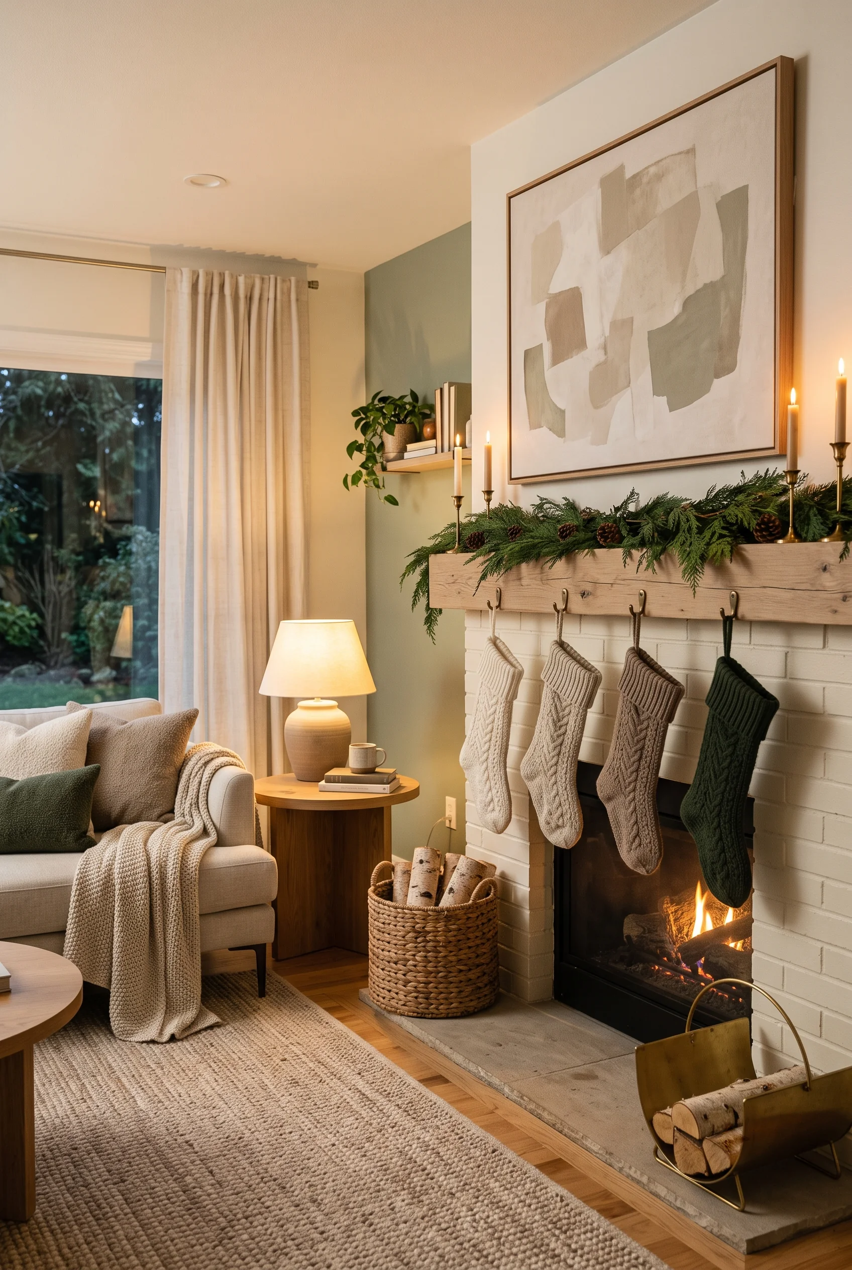 089 9 neutral christmas decor