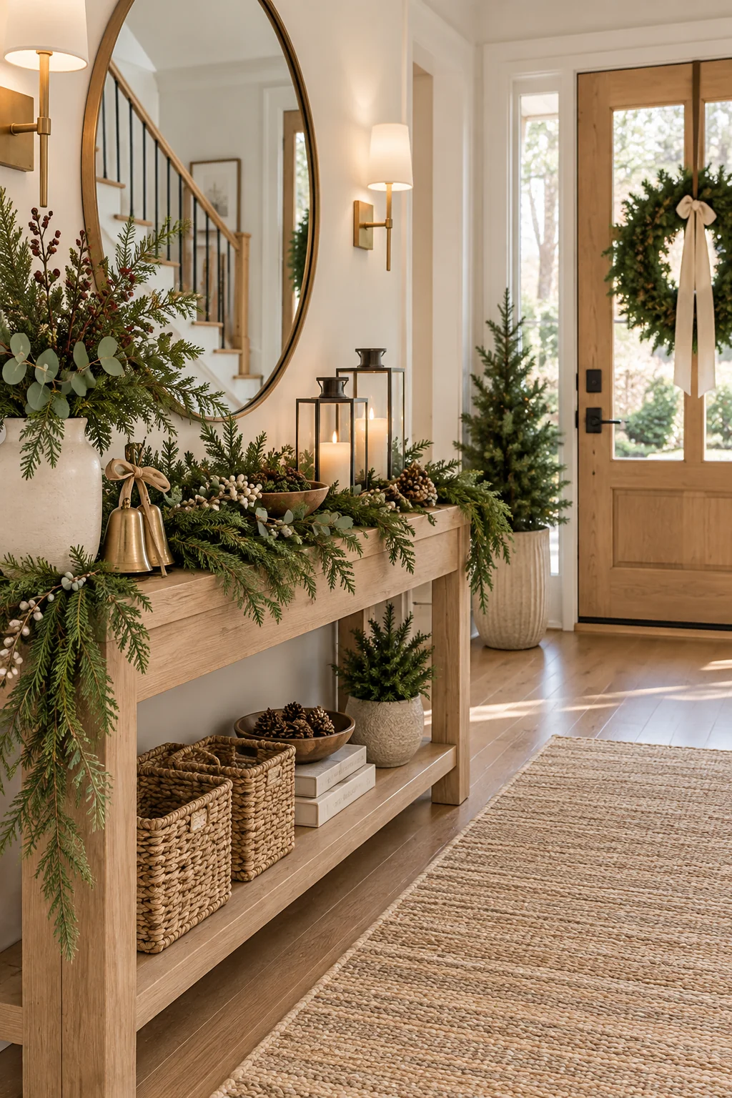 090 1 christmas entryway decor