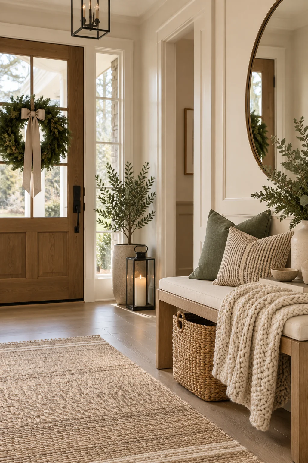 090 5 christmas entryway decor