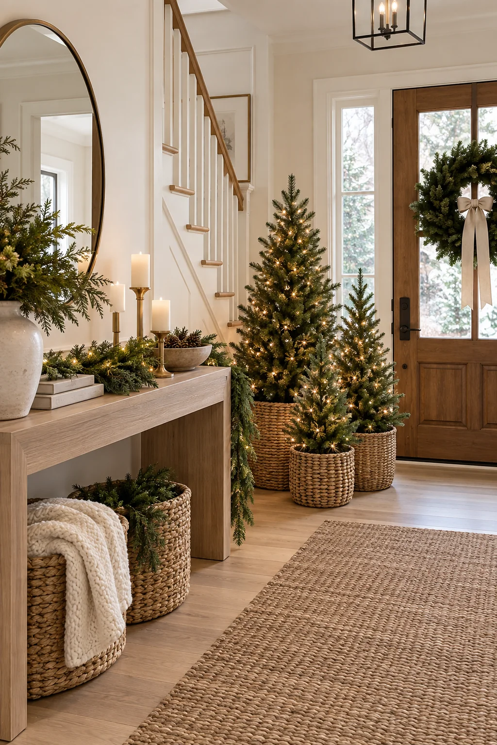 090 6 christmas entryway decor