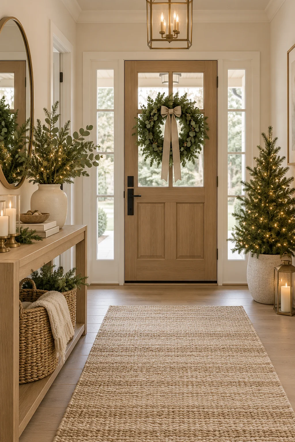 090 7 christmas entryway decor