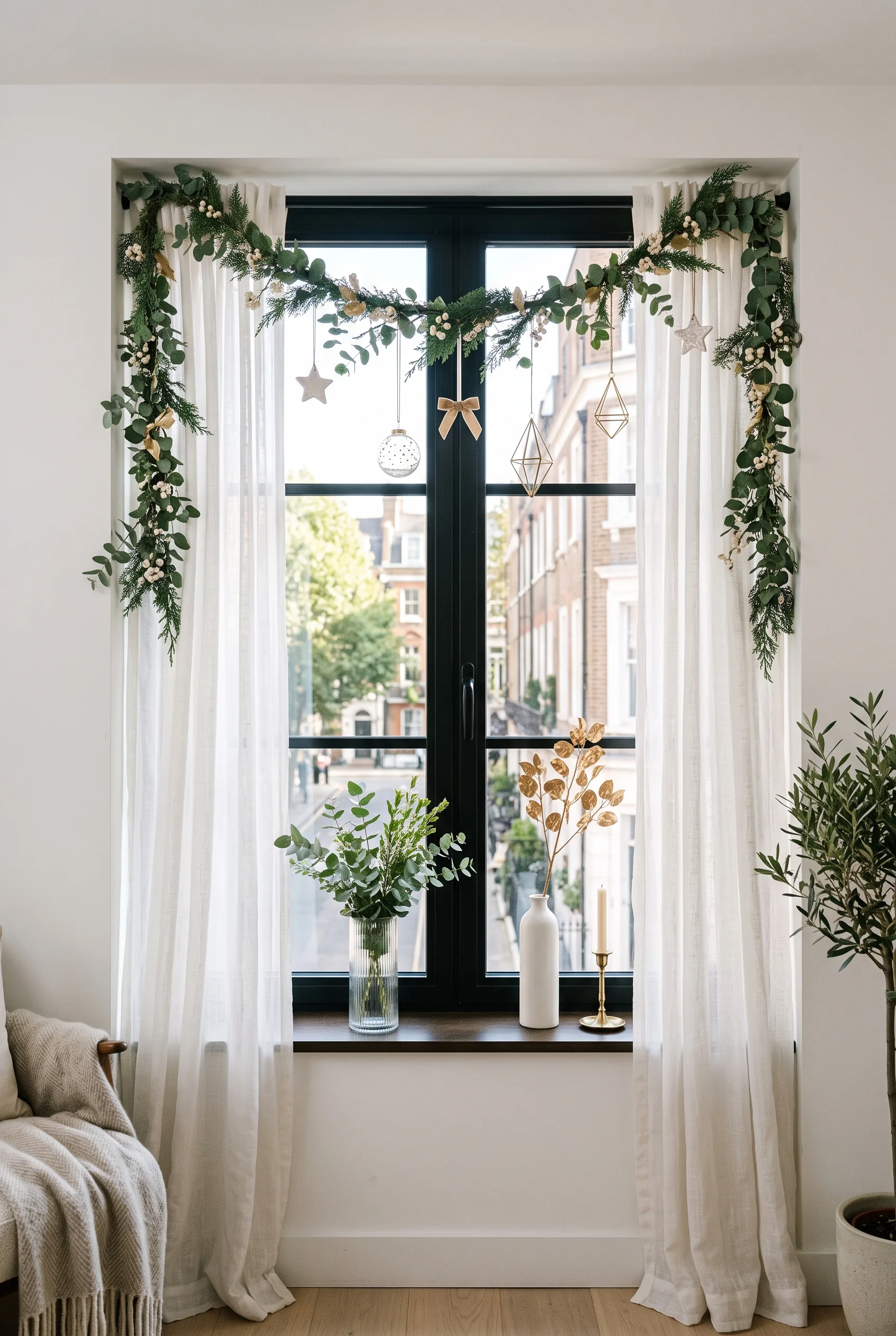 092 13 apartment christmas decor ideas