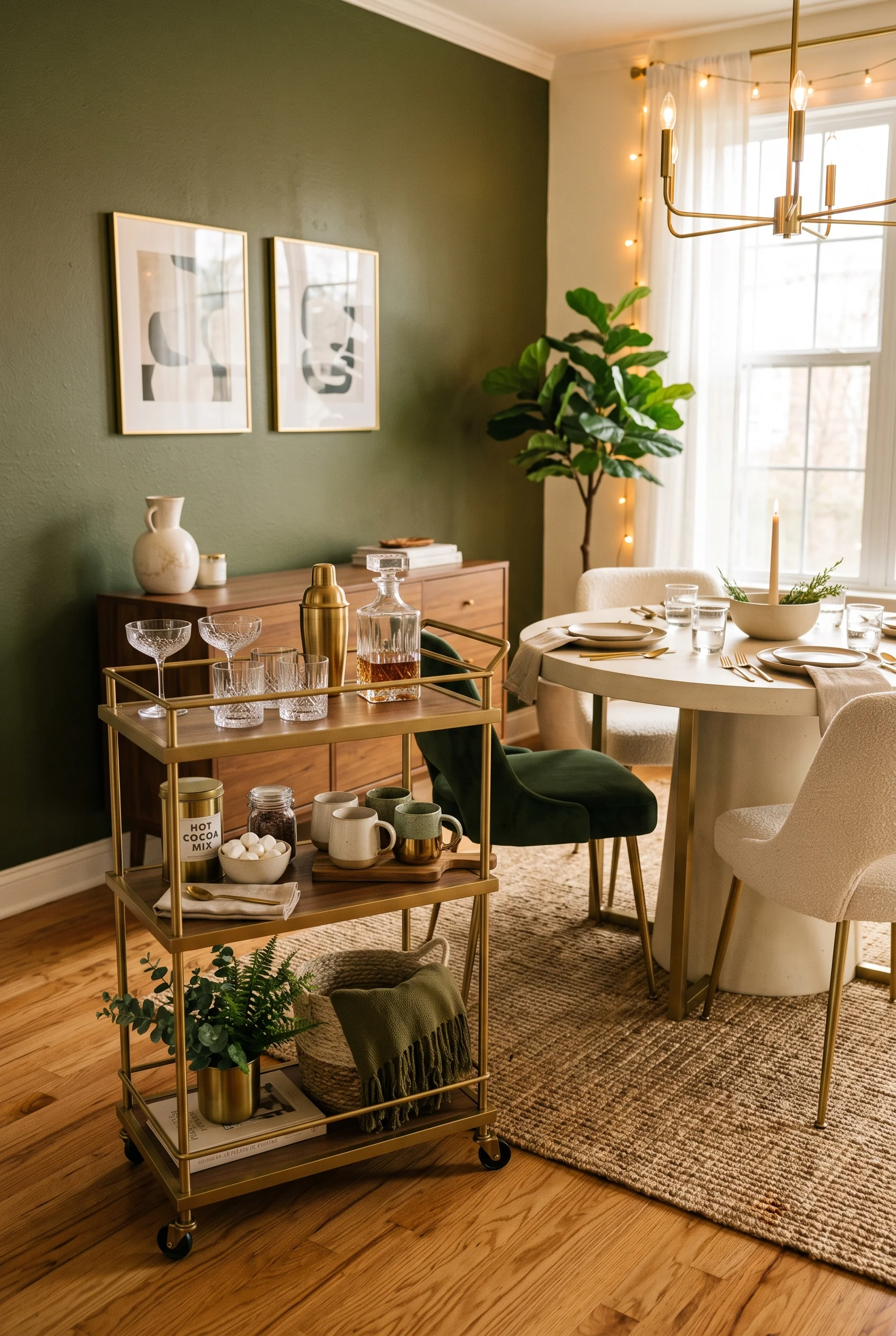 092 20 apartment christmas decor ideas
