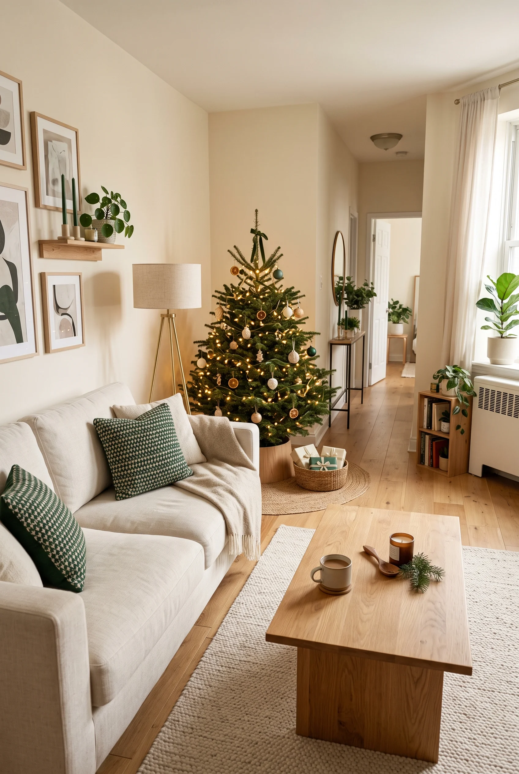 092 6 apartment christmas decor ideas