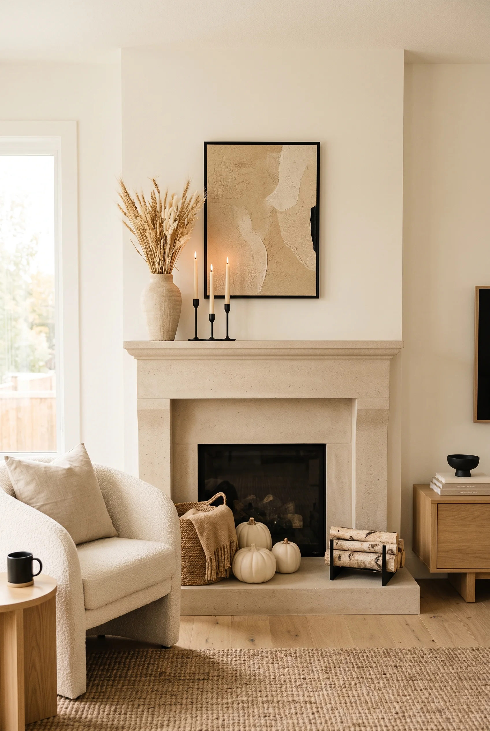 123 11 thanksgiving mantel decor