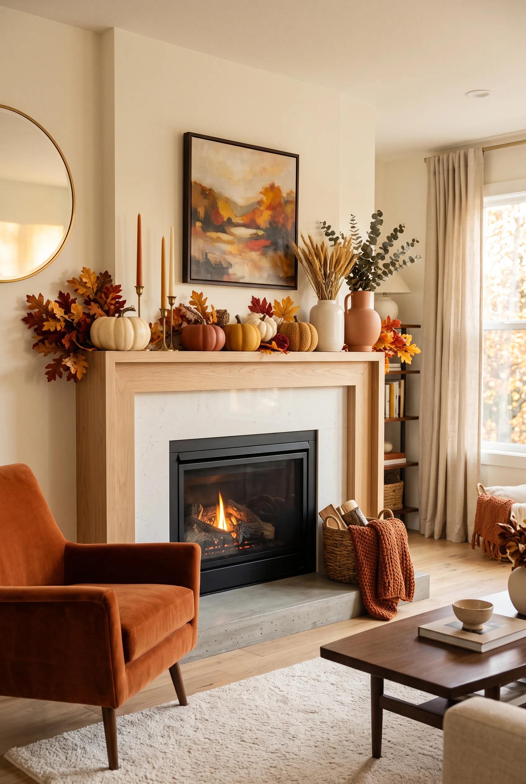 123 18 thanksgiving mantel decor