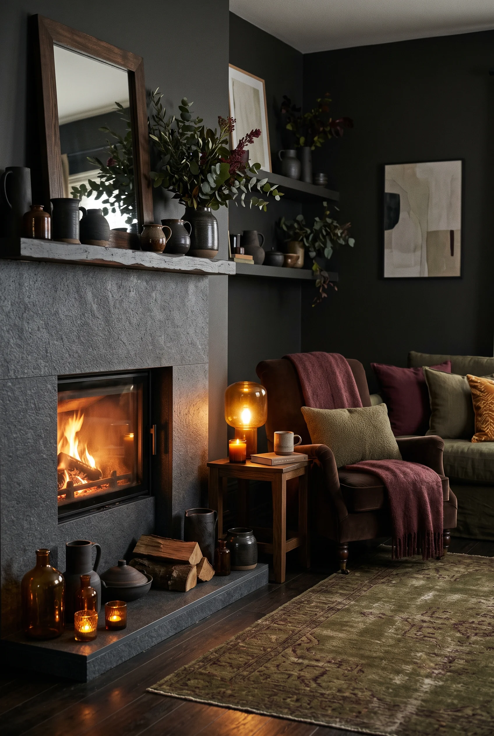 123 19 thanksgiving mantel decor