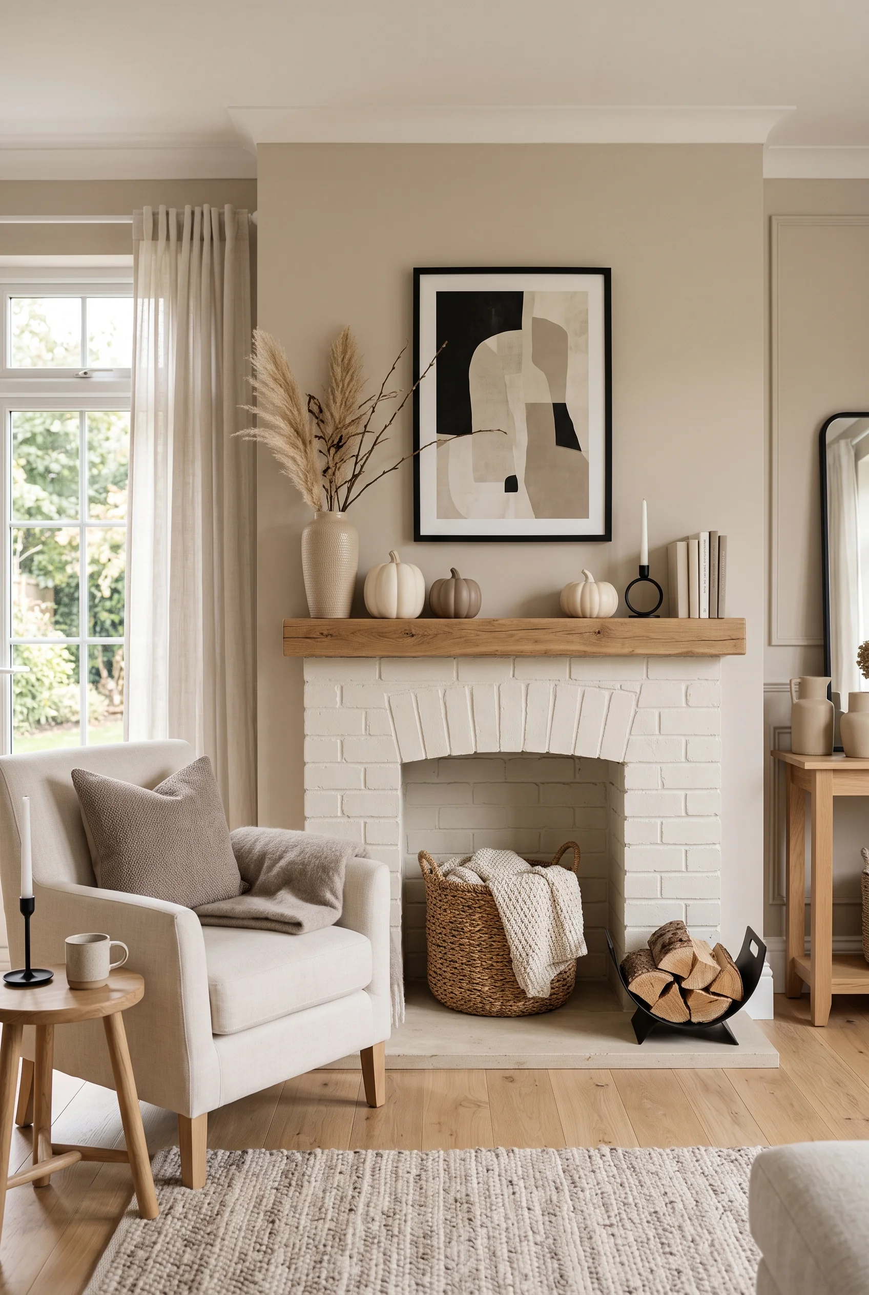 123 3 thanksgiving mantel decor