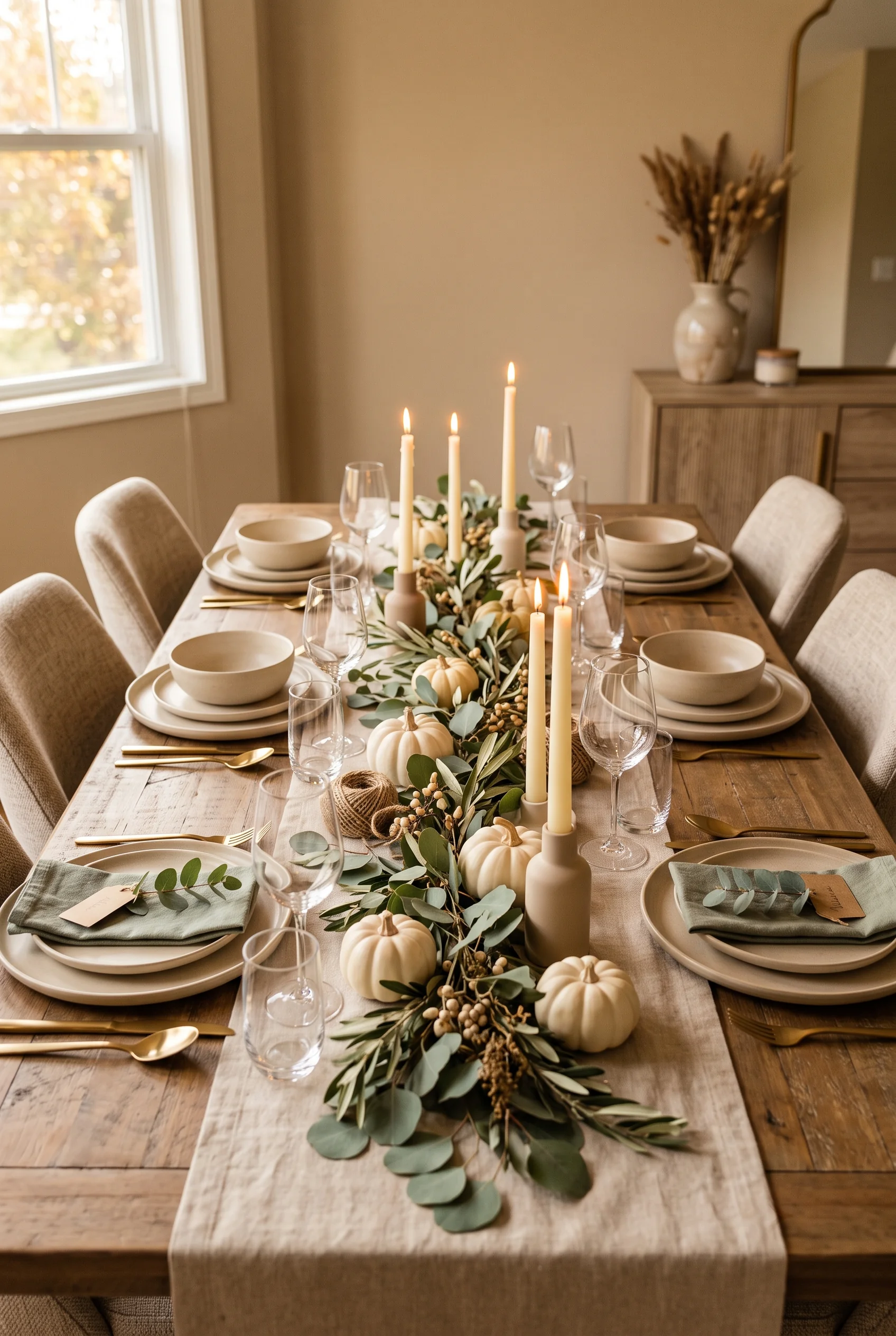 125 9 neutral thanksgiving decor