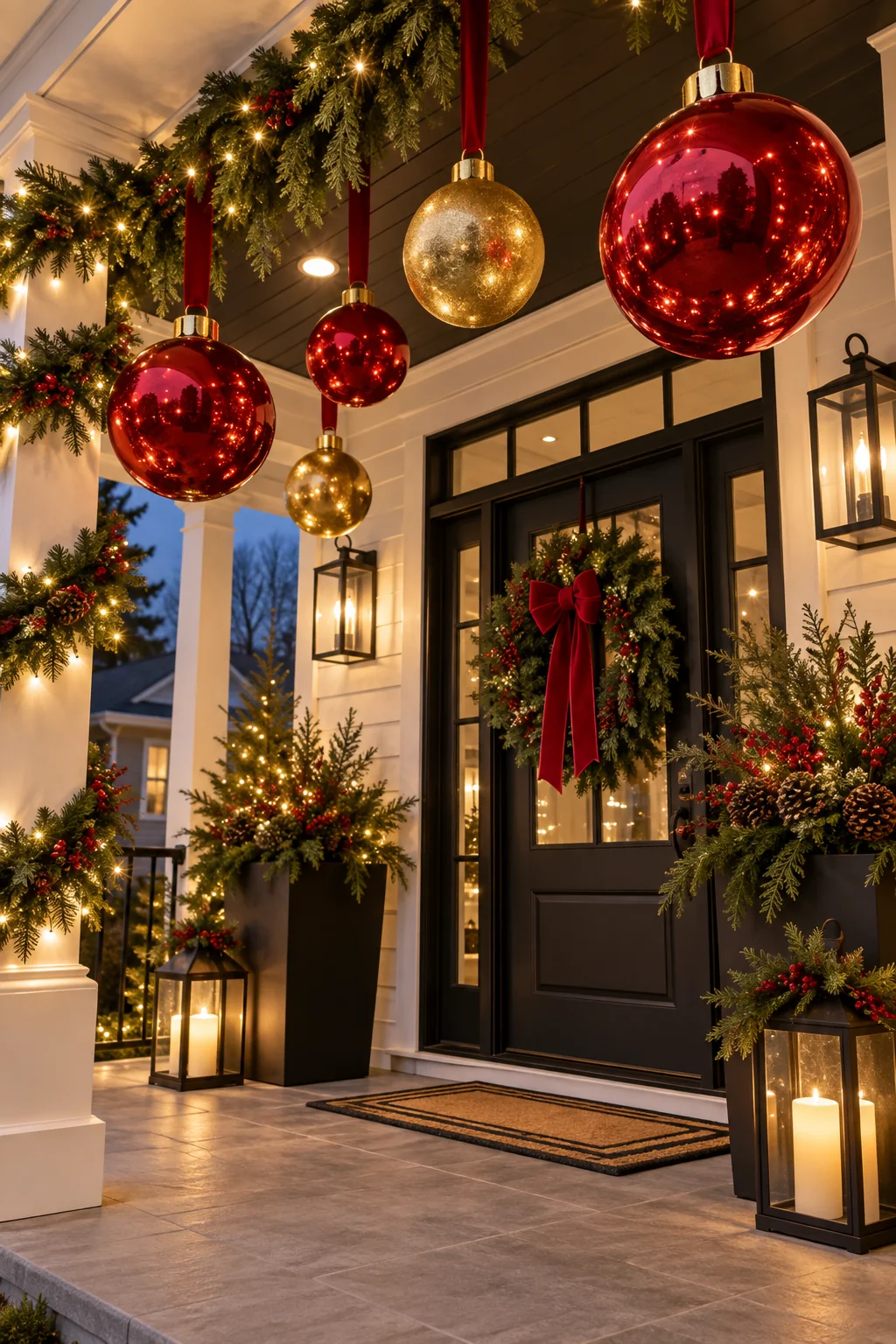 128 11 christmas porch decor ideas