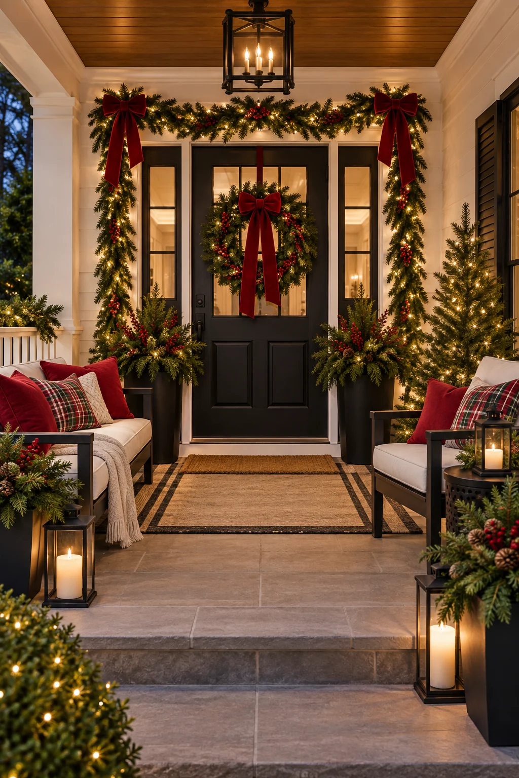 128 8 christmas porch decor ideas