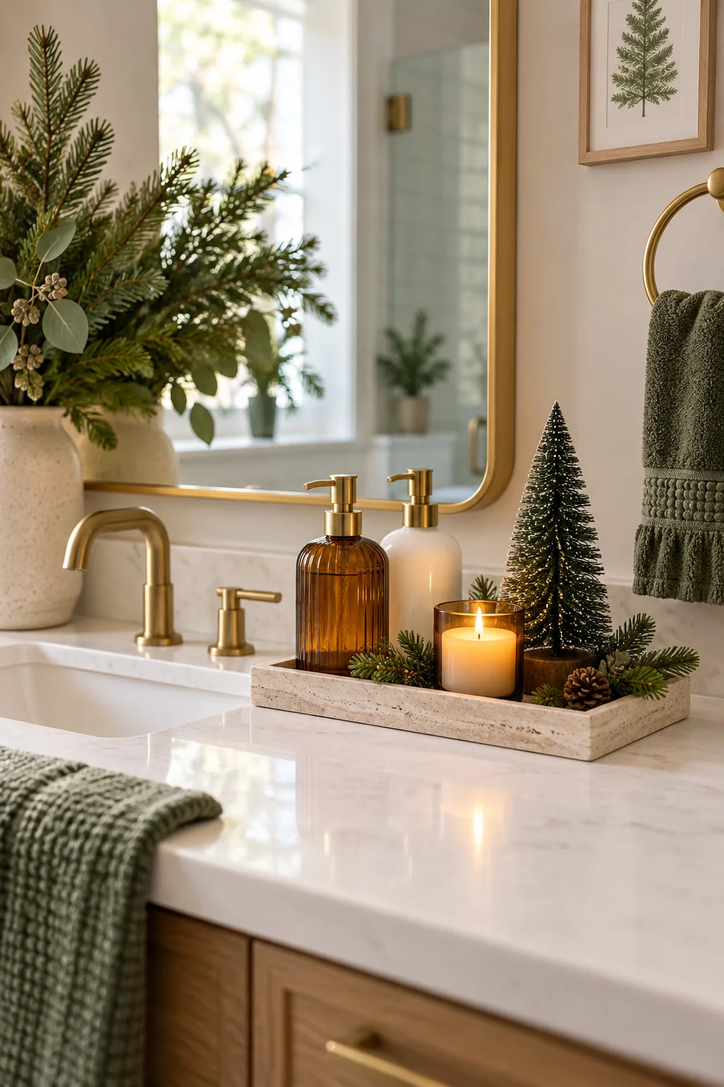 130 11 christmas bathroom decor