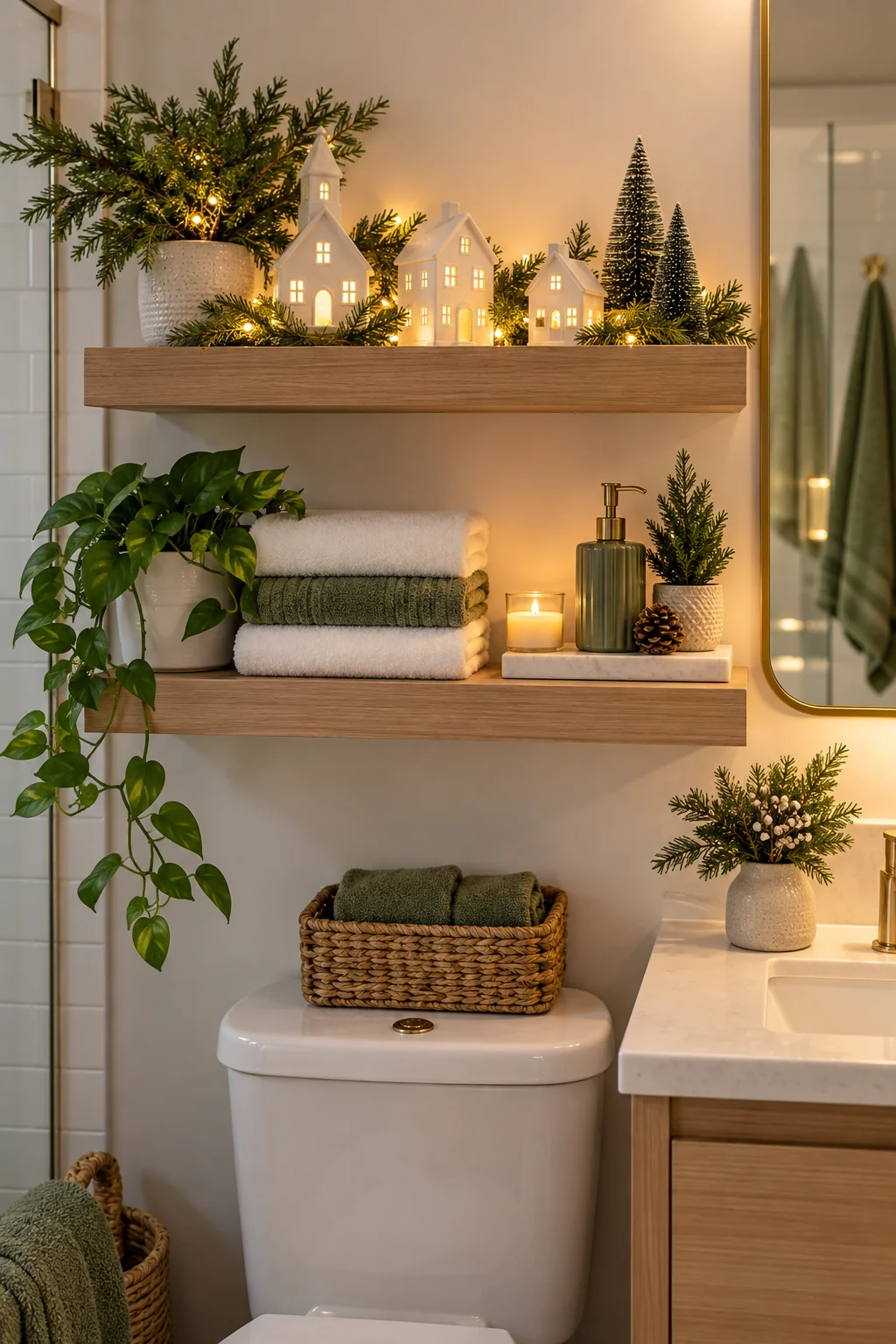 130 14 christmas bathroom decor