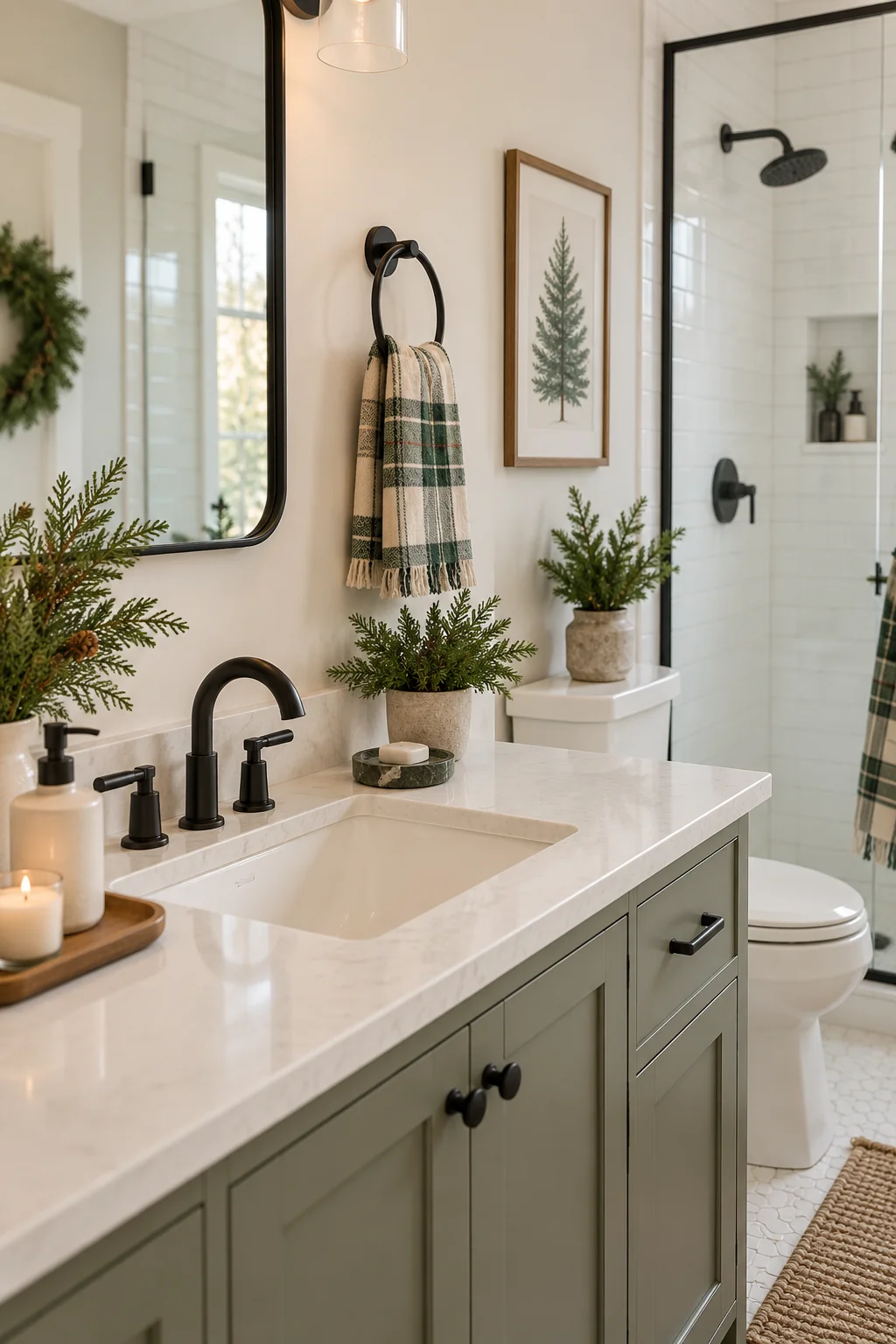 130 18 christmas bathroom decor