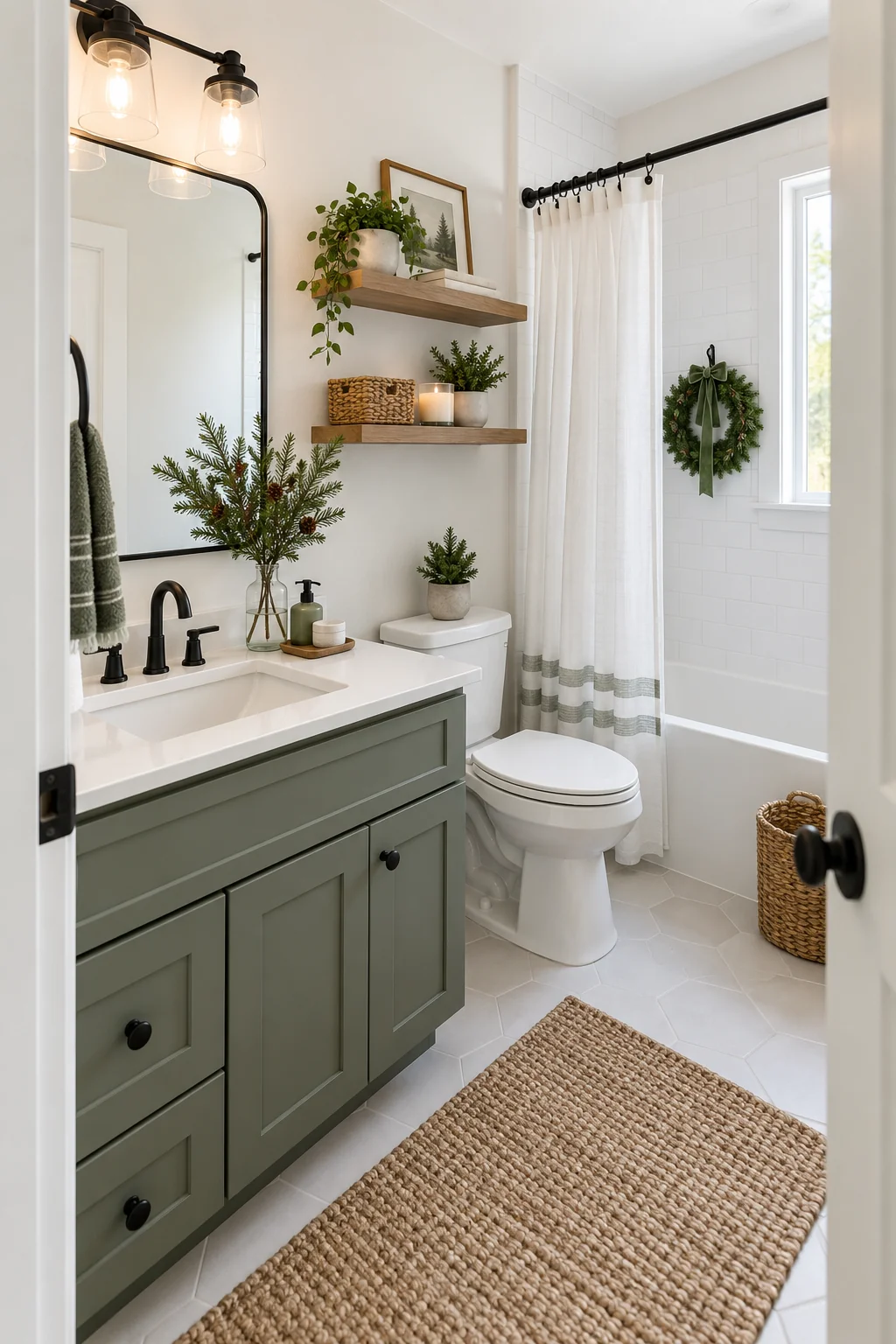 130 19 christmas bathroom decor