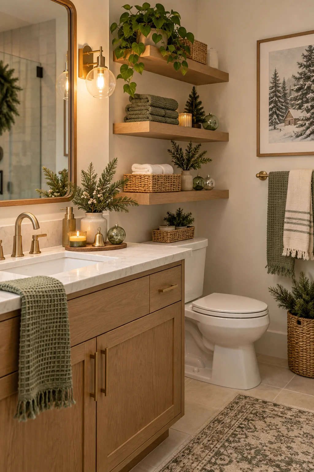 130 22 christmas bathroom decor
