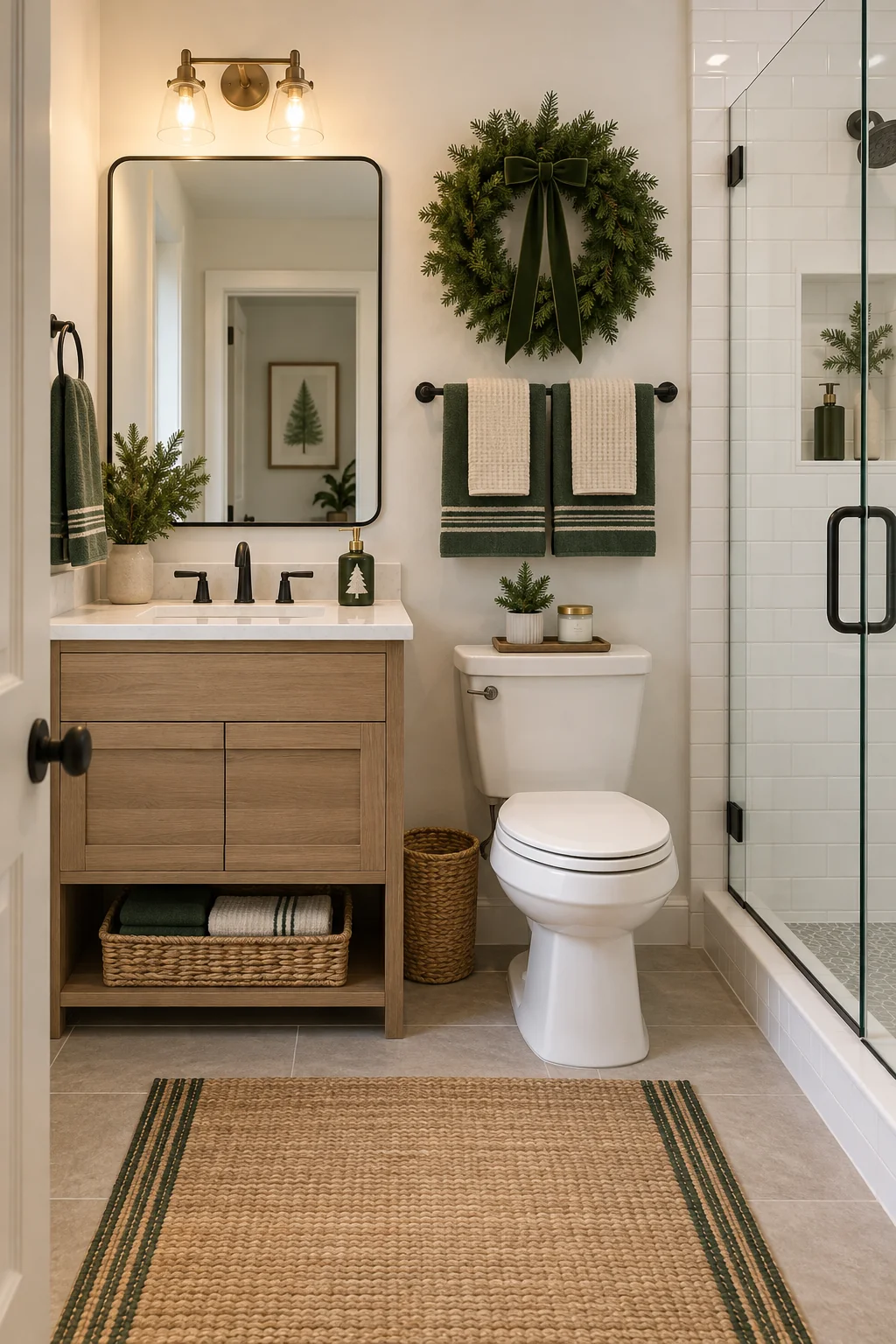 130 23 christmas bathroom decor