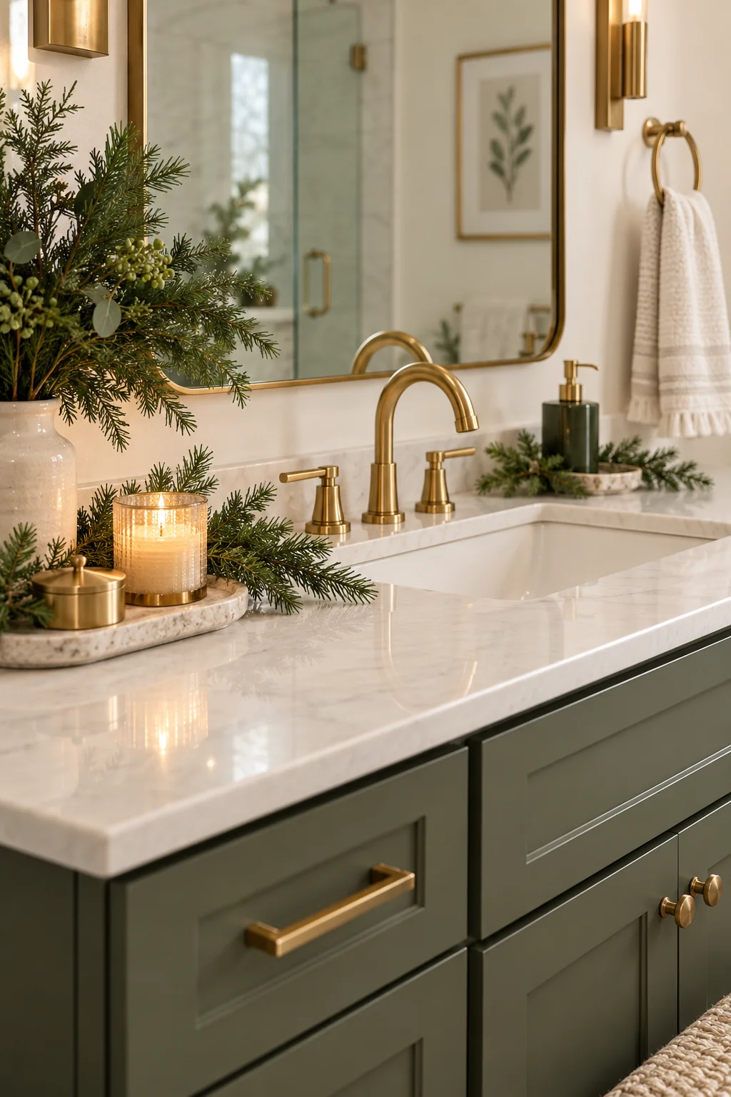 130 3 christmas bathroom decor