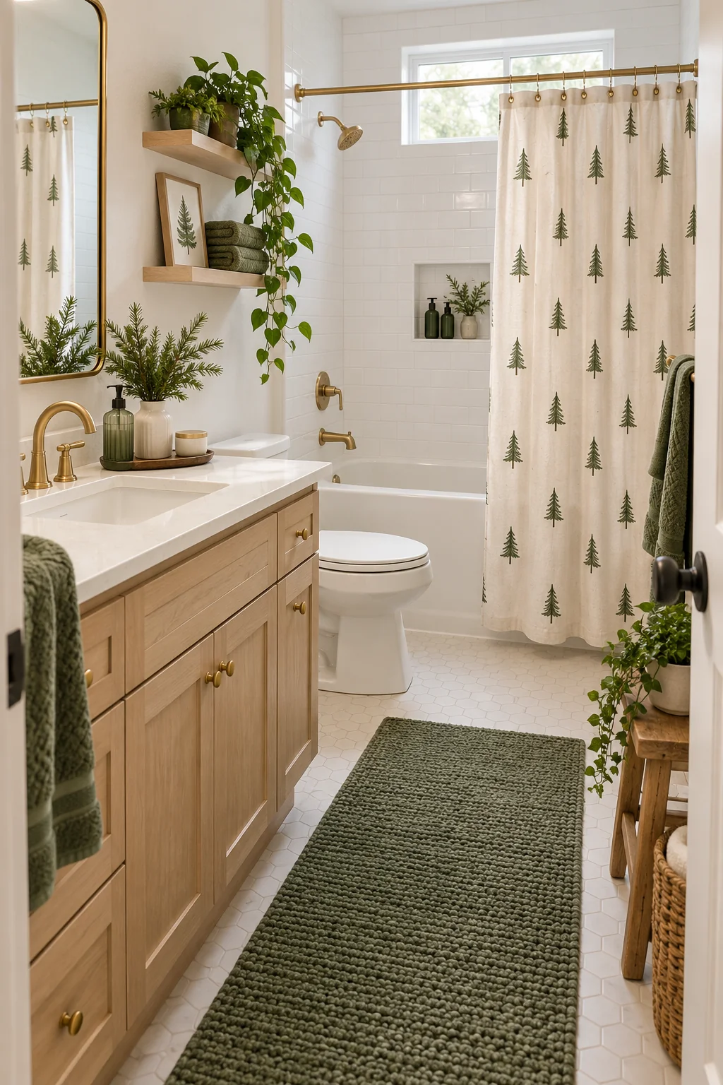 130 7 christmas bathroom decor