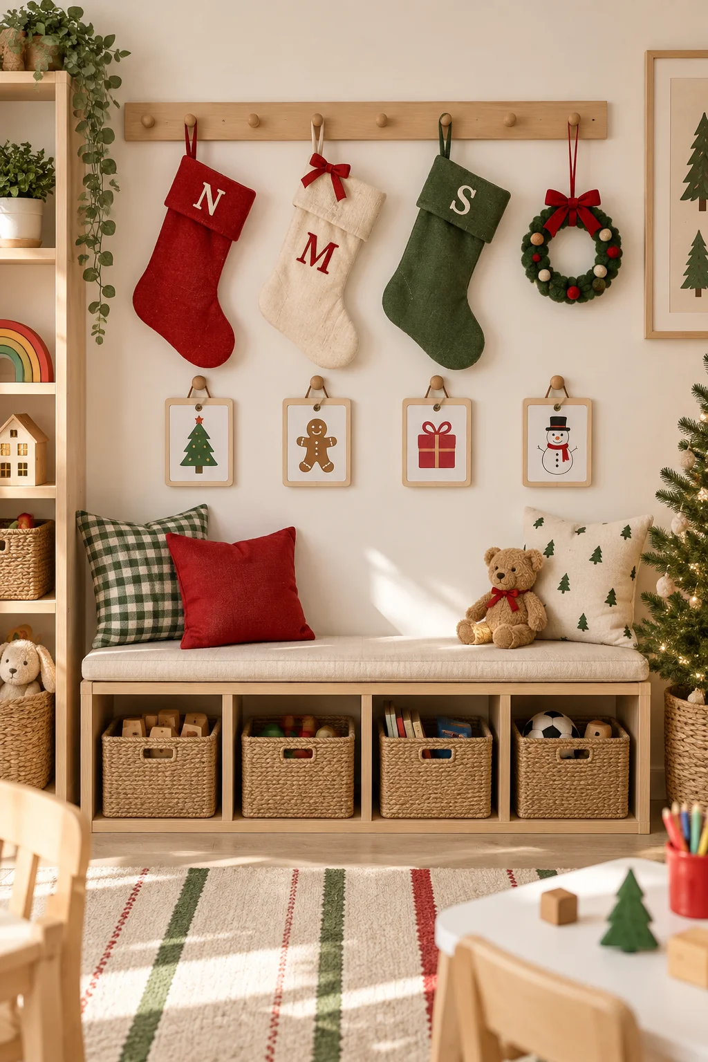 132 10 christmas playroom ideas