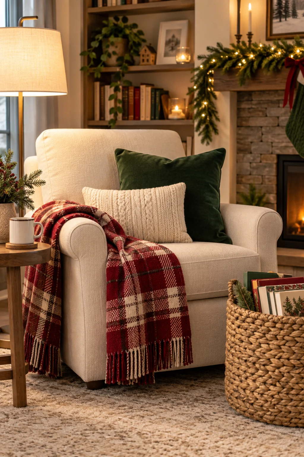 134 10 christmas reading nook ideas