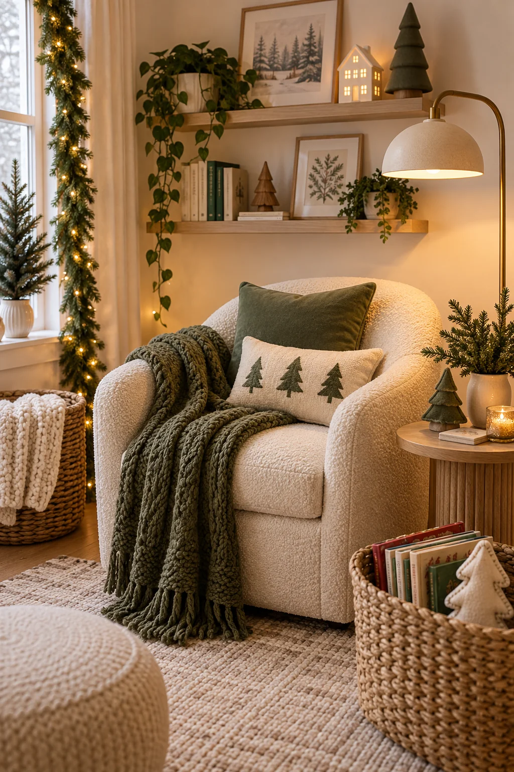 134 11 christmas reading nook ideas