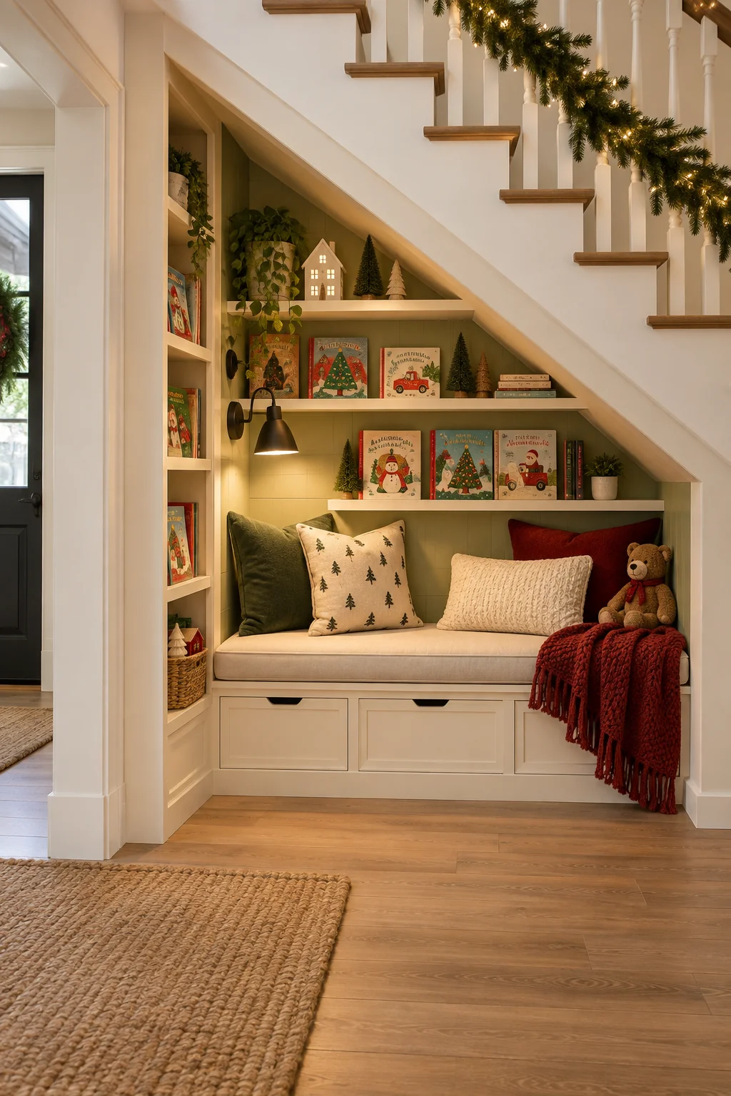 134 15 christmas reading nook ideas
