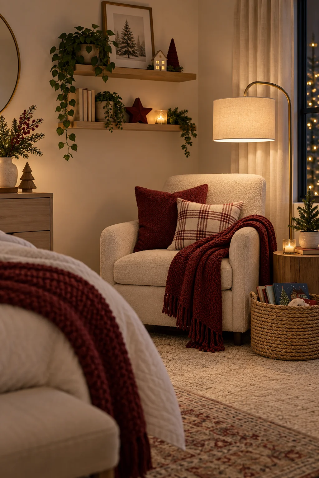 134 17 christmas reading nook ideas