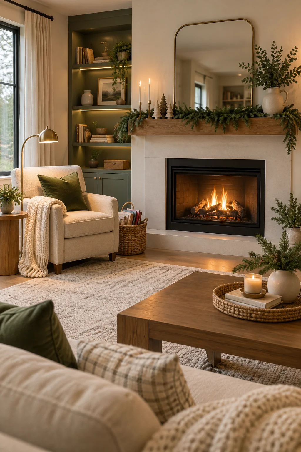134 18 christmas reading nook ideas