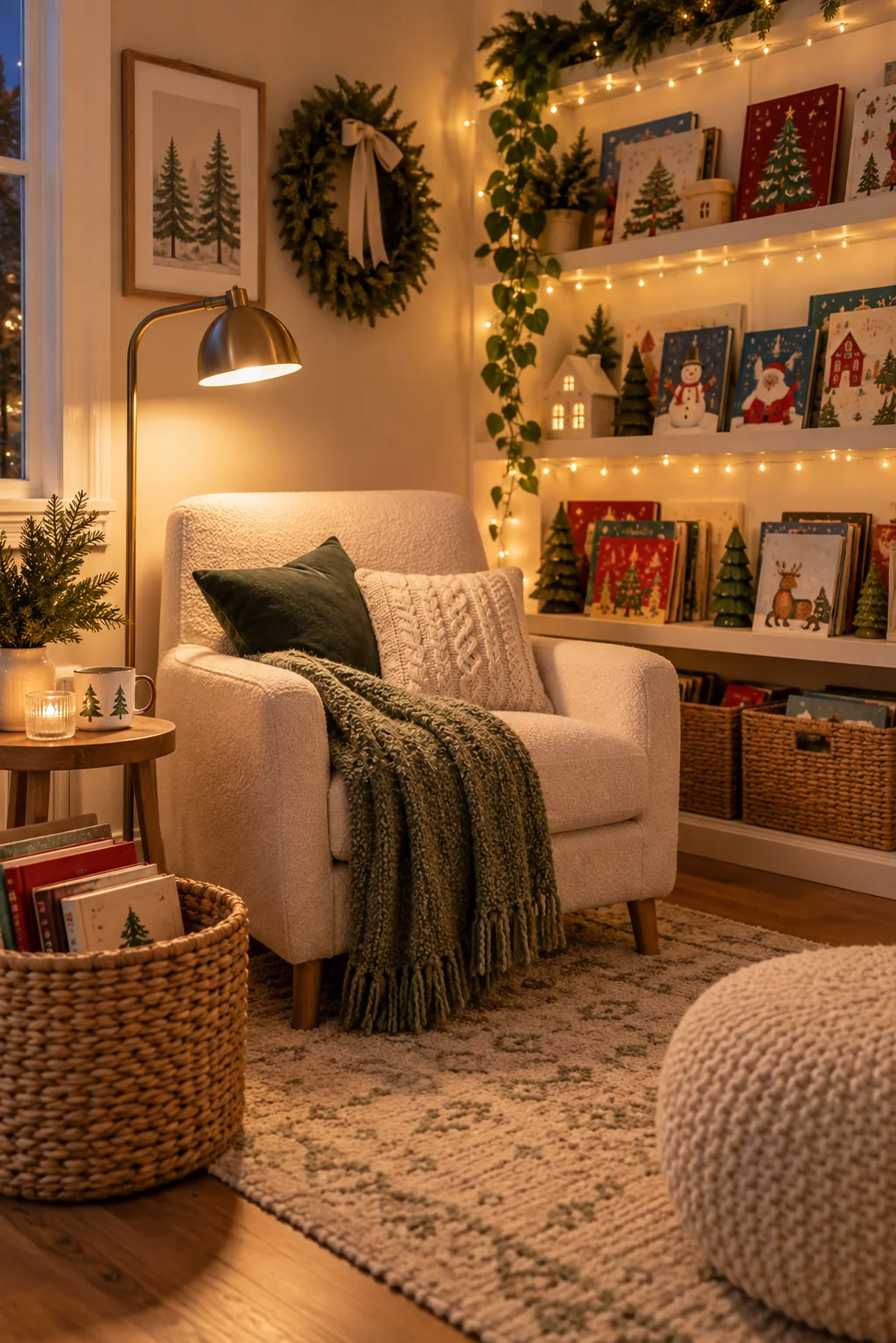 134 3 christmas reading nook ideas